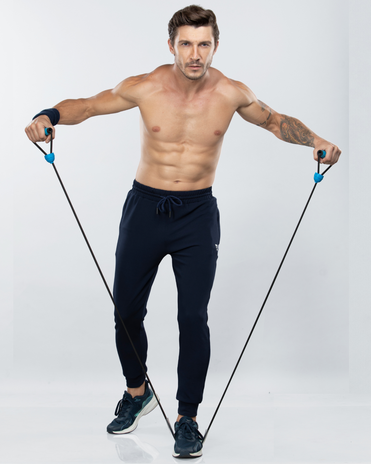 Ribbed Trackpant | Athletic Fit
