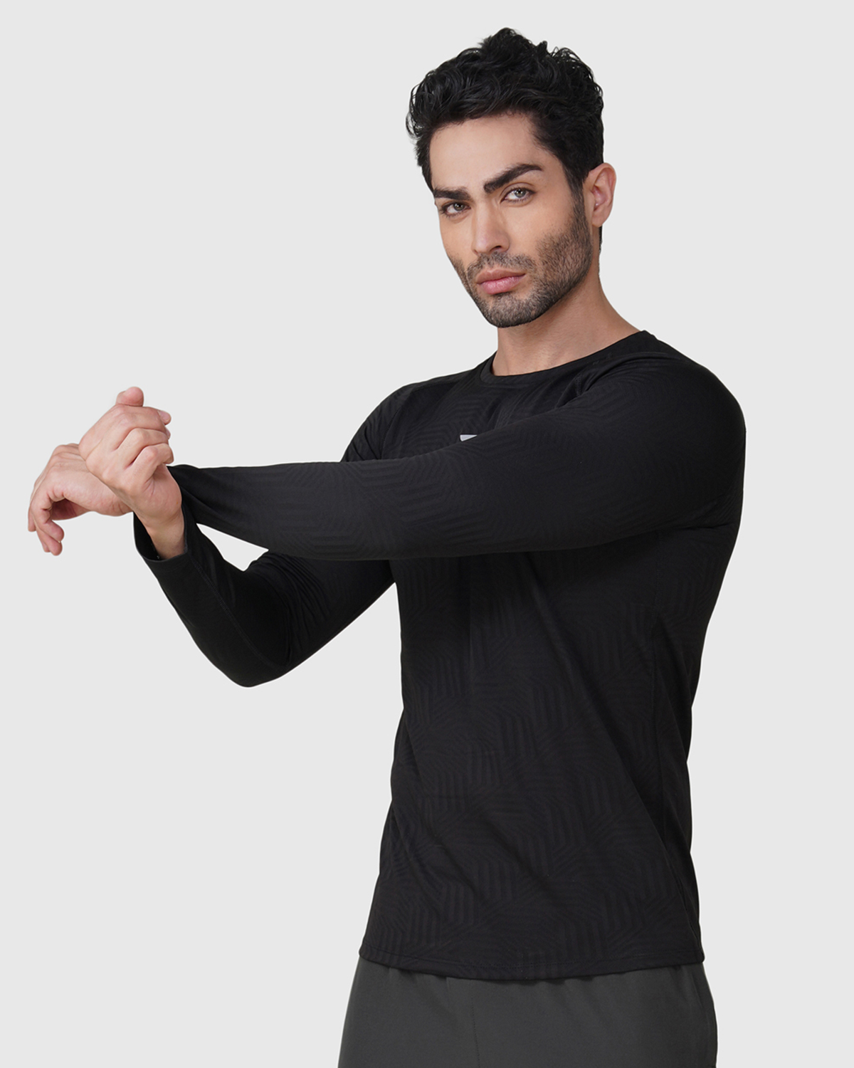 Jacquard T-shirt | Slim Fit