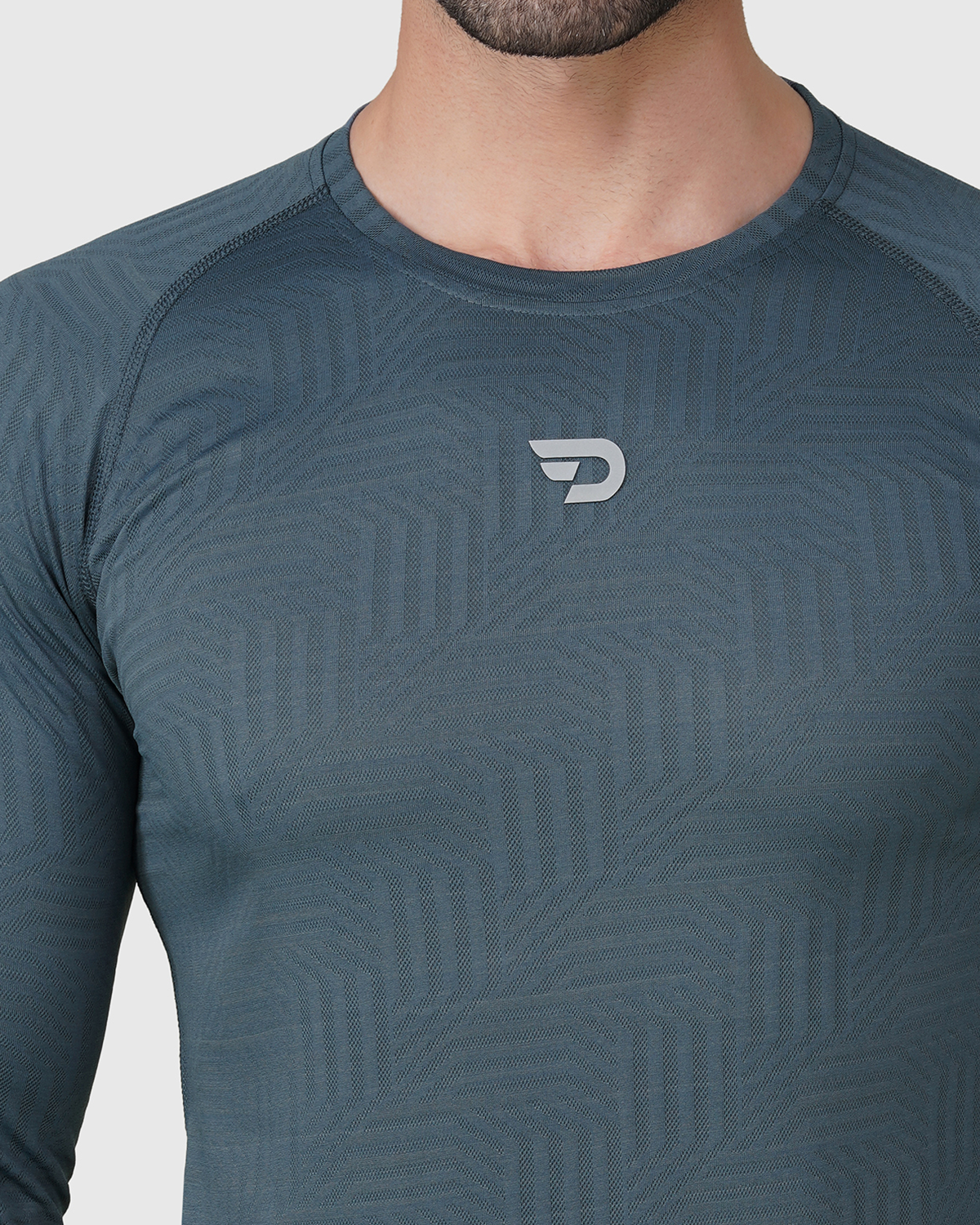 Jacquard T-shirt | Slim Fit