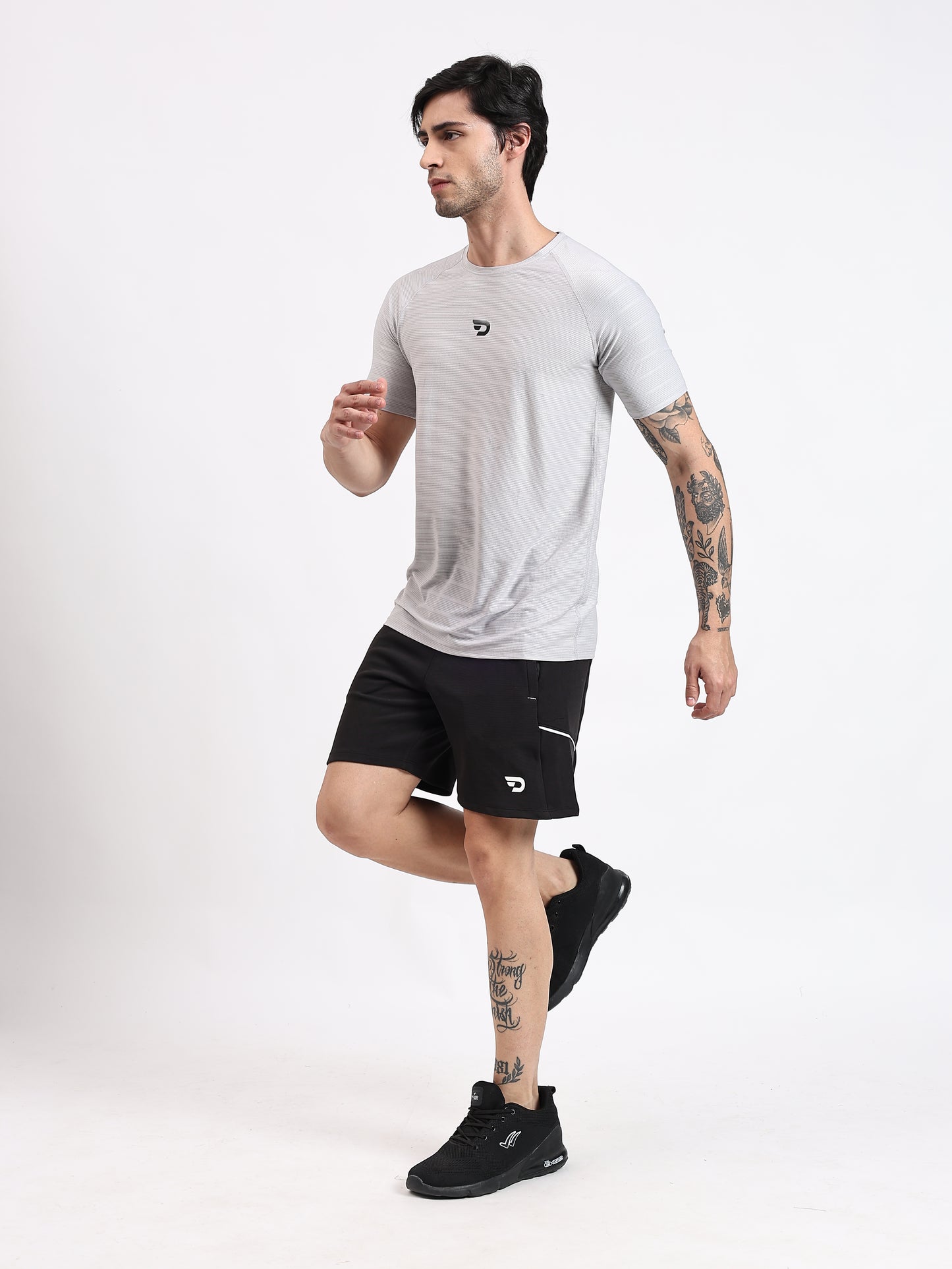 The Active Tee — Mesh Lycra