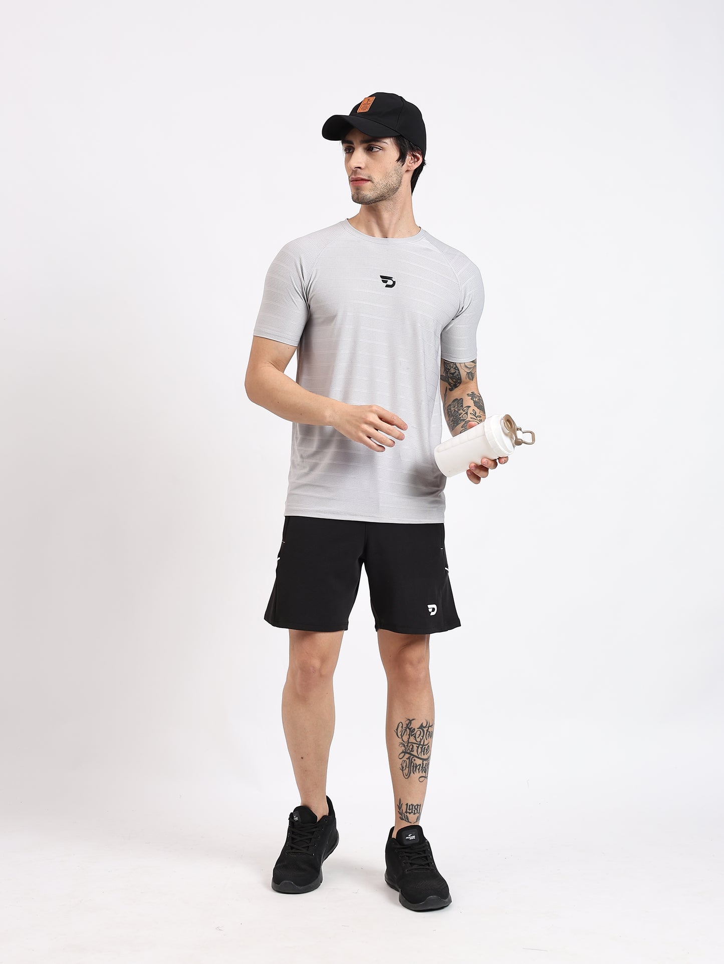 The Active Tee — Mesh Lycra
