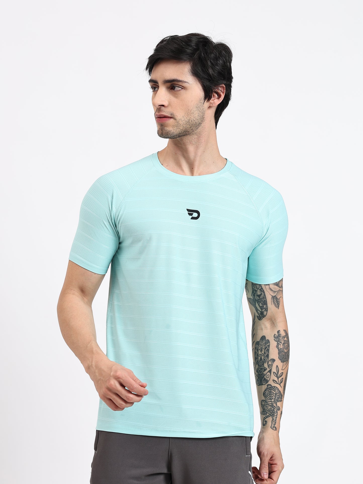 The Active Tee — Mesh Lycra