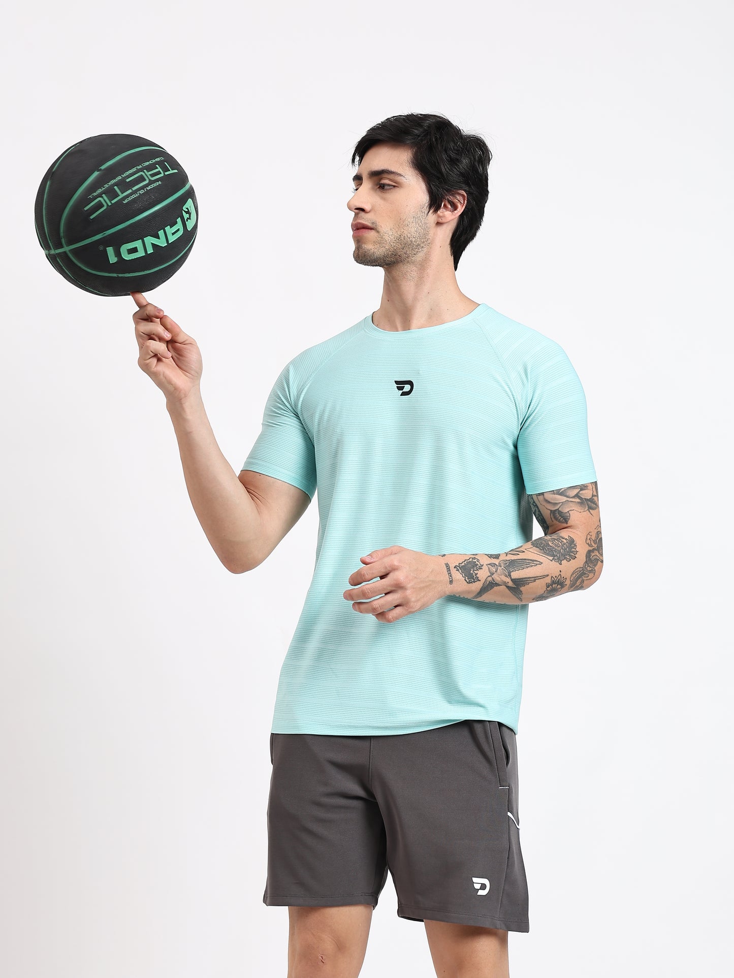 The Active Tee — Mesh Lycra