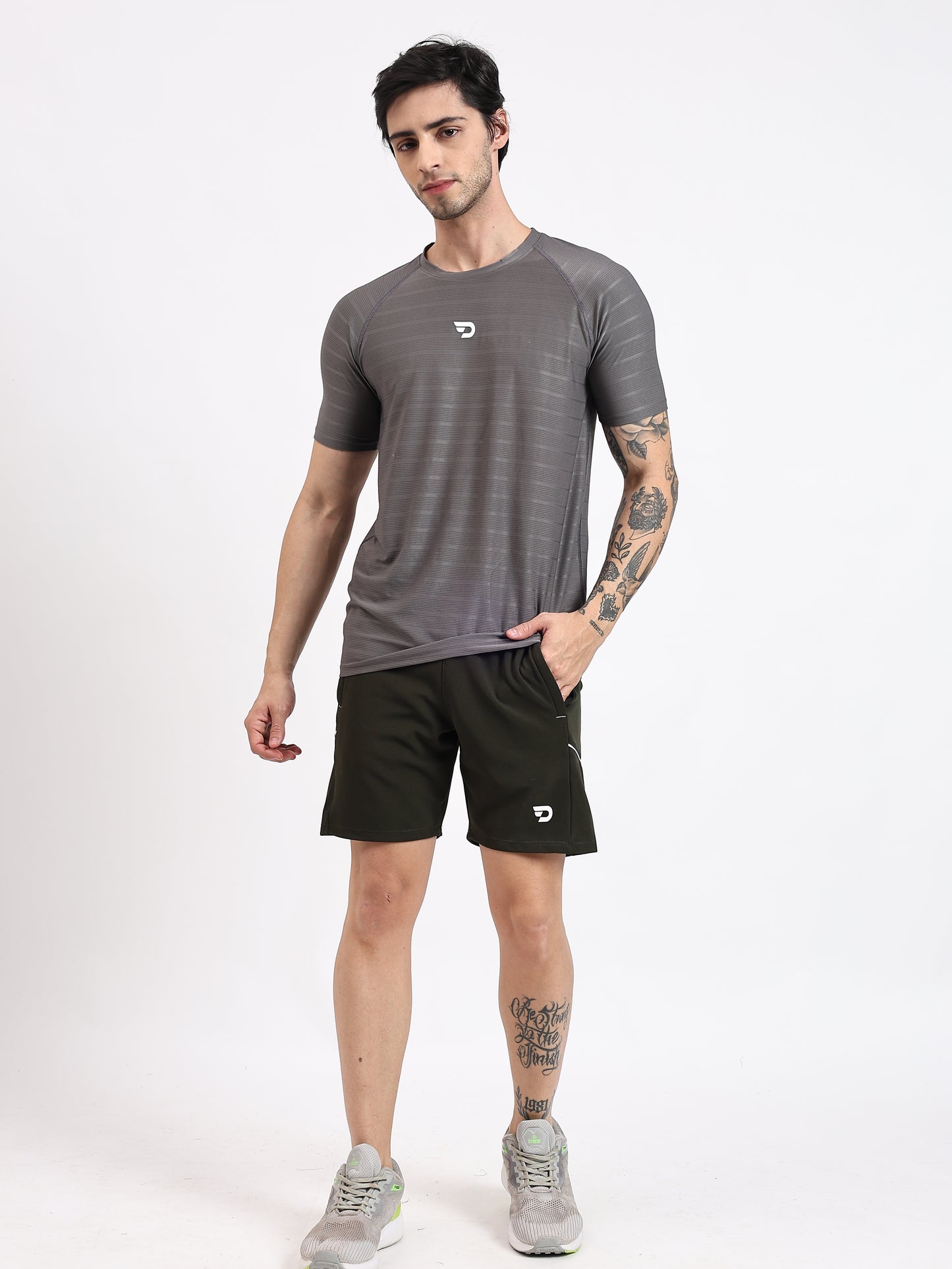 The Active Tee — Mesh Lycra