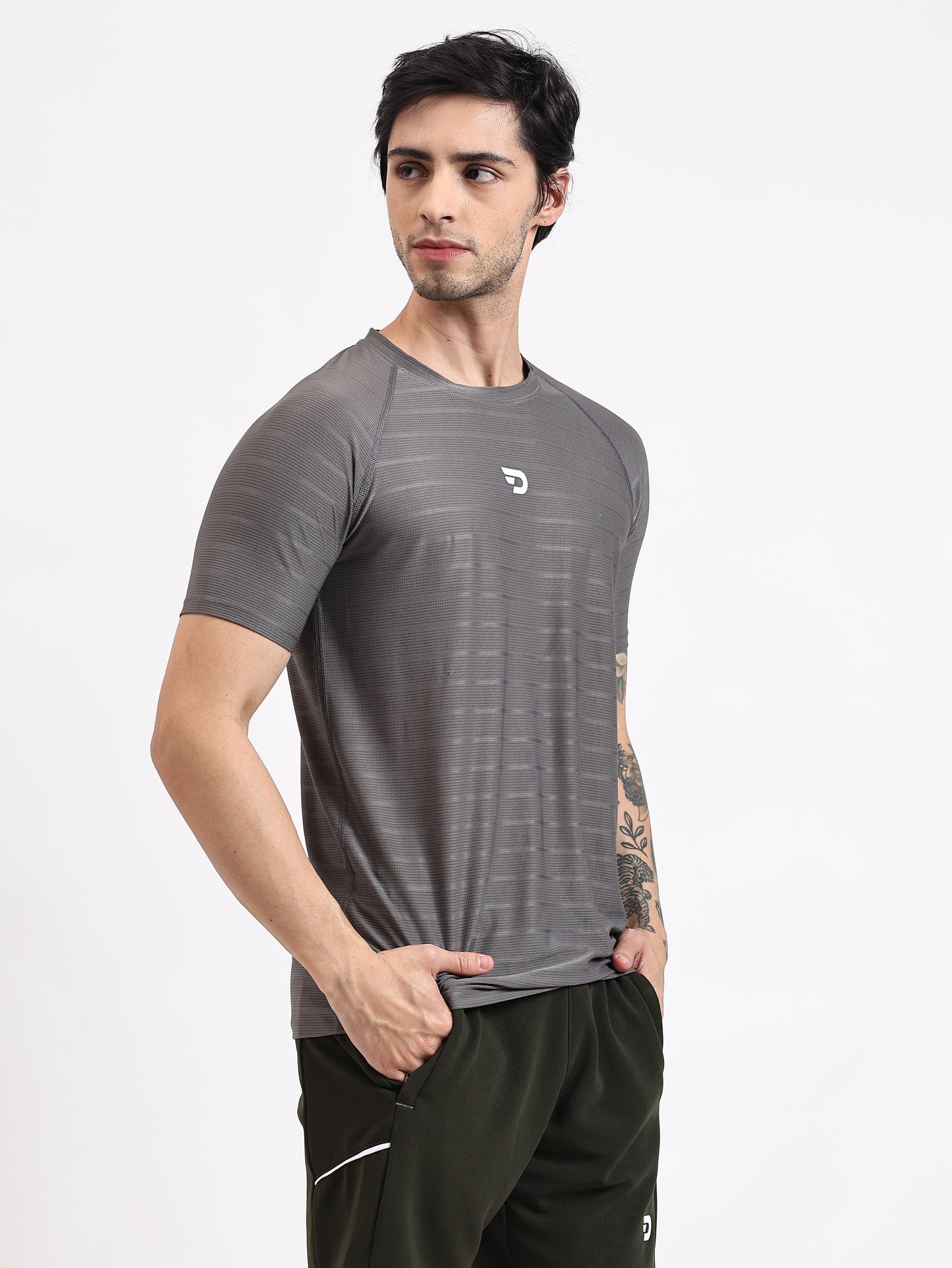 The Active Tee — Mesh Lycra