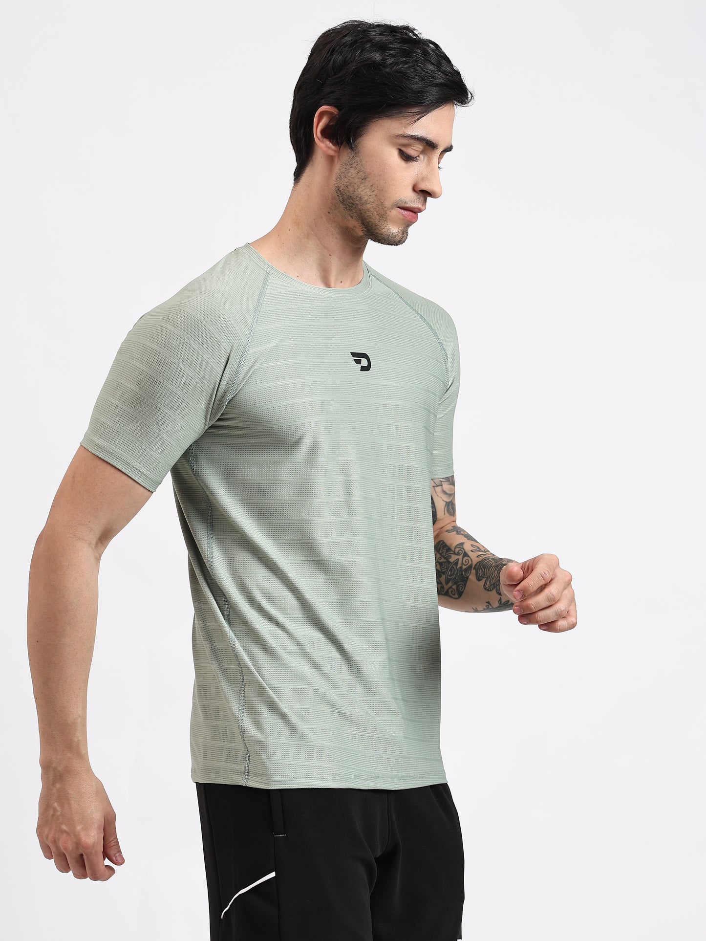 The Active Tee — Mesh Lycra