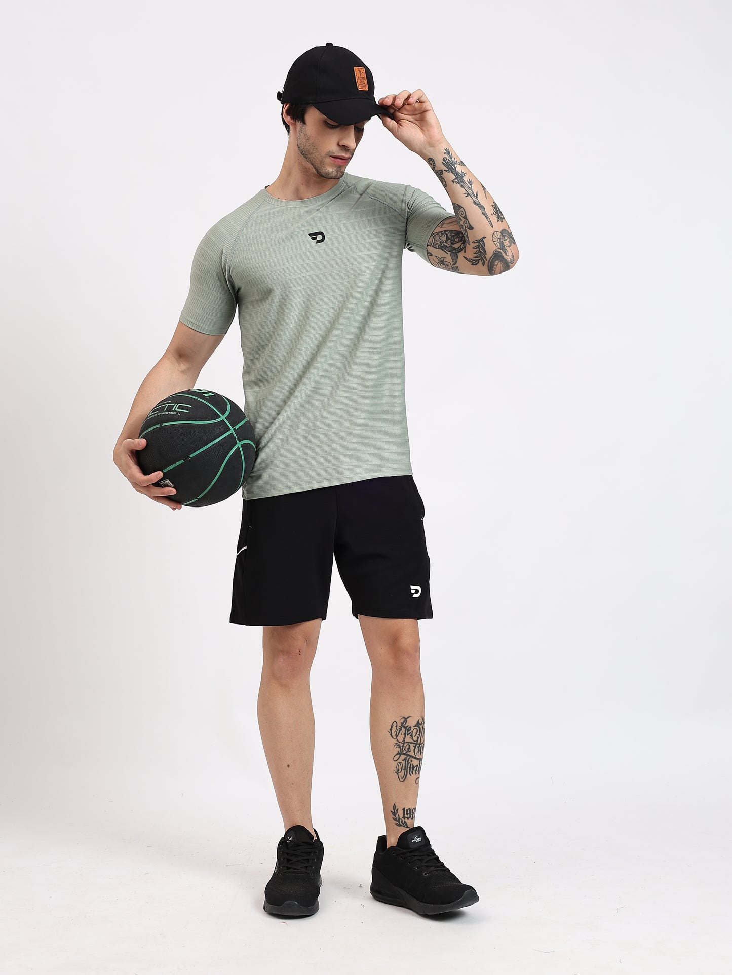The Active Tee — Mesh Lycra