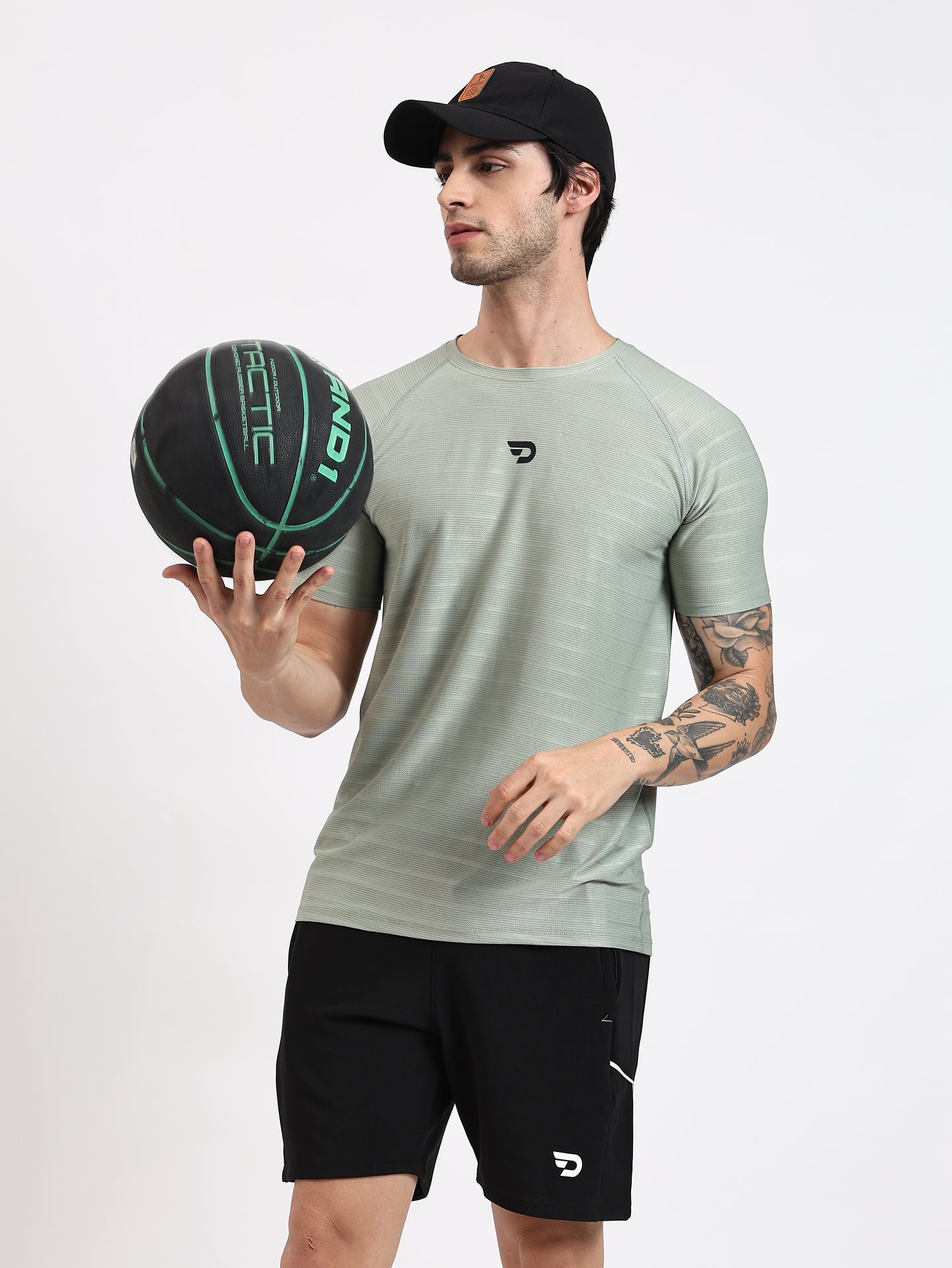 The Active Tee — Mesh Lycra