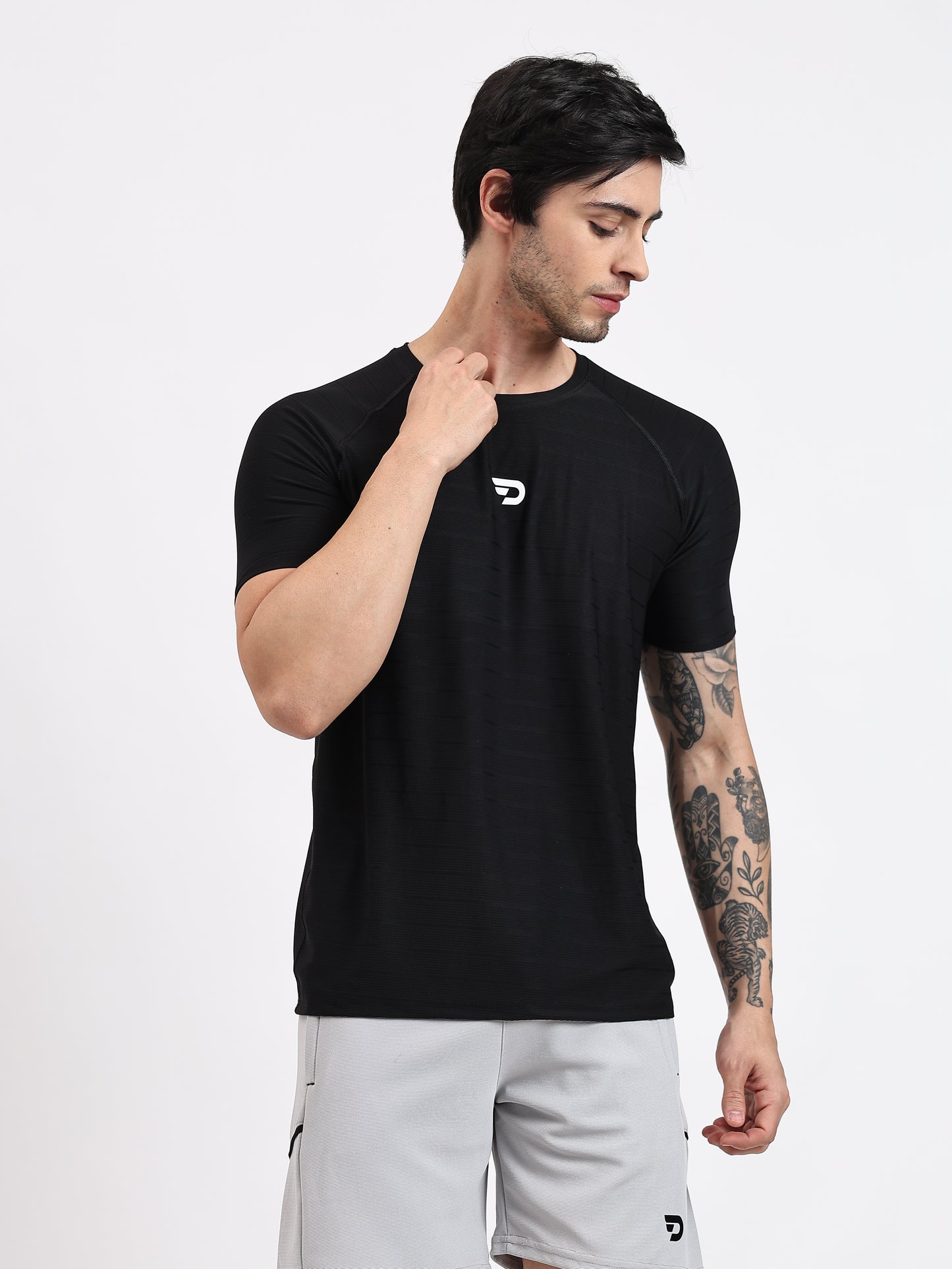 The Active Tee — Mesh Lycra