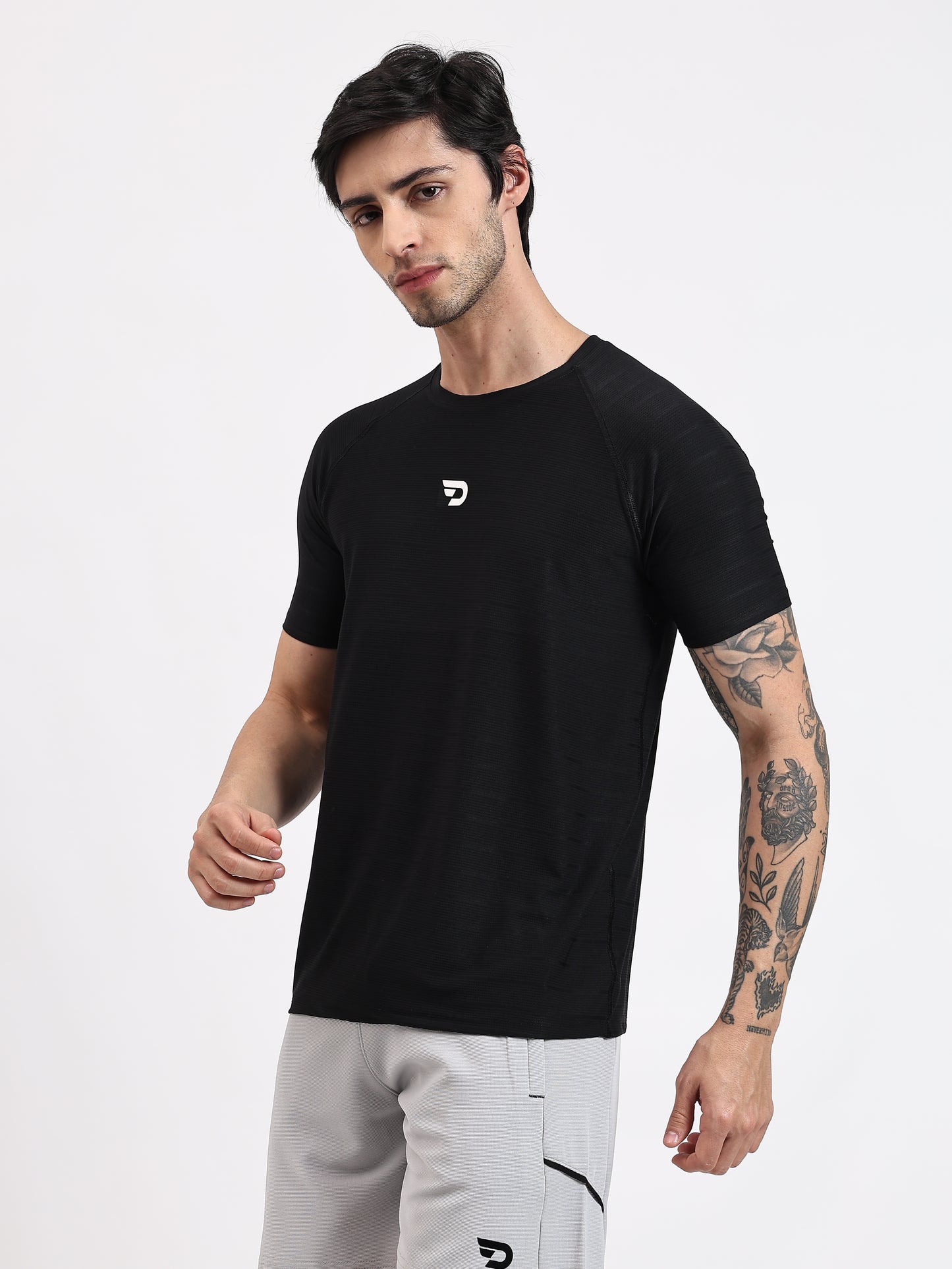 The Active Tee — Mesh Lycra