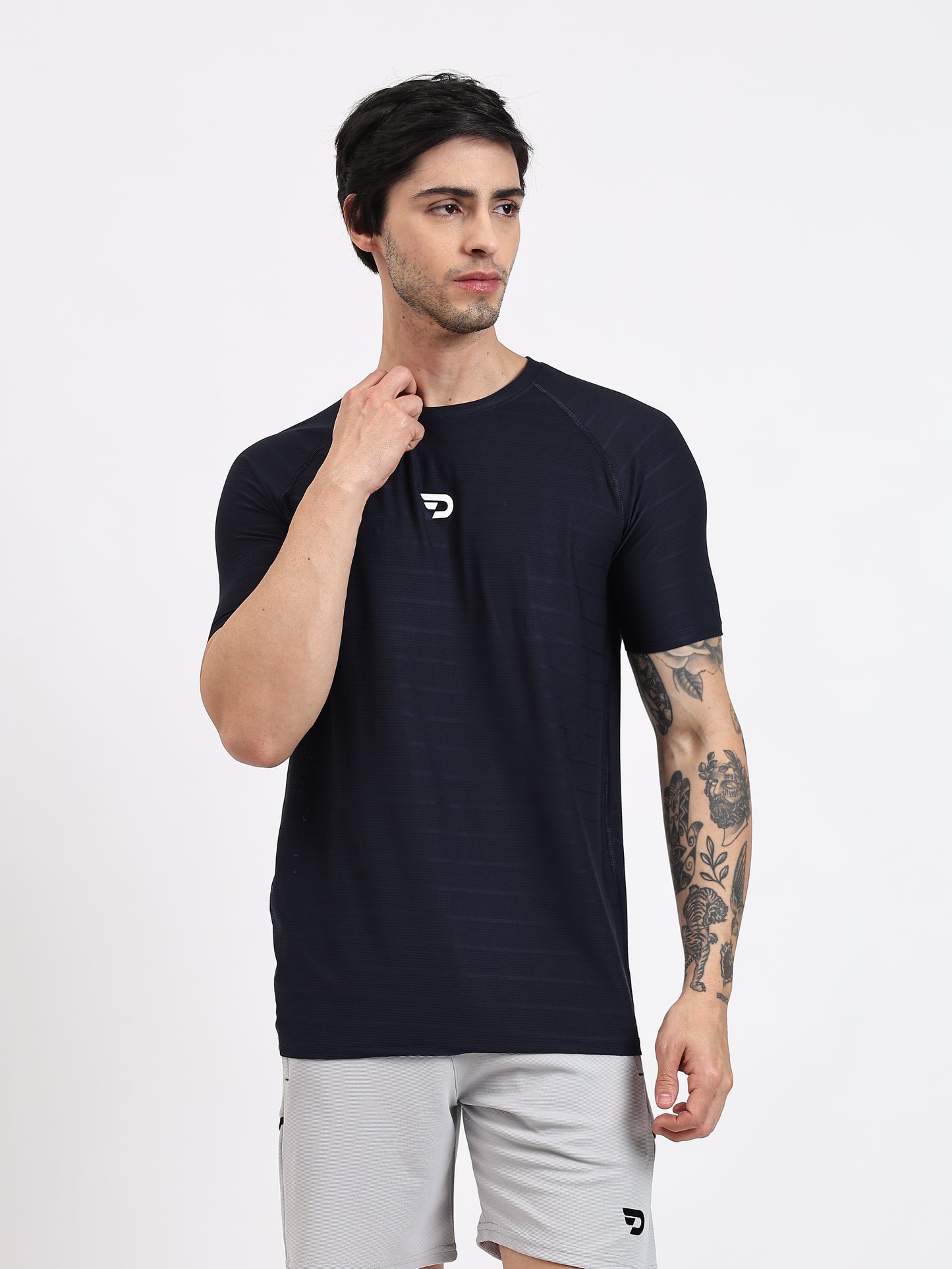 The Active Tee — Mesh Lycra