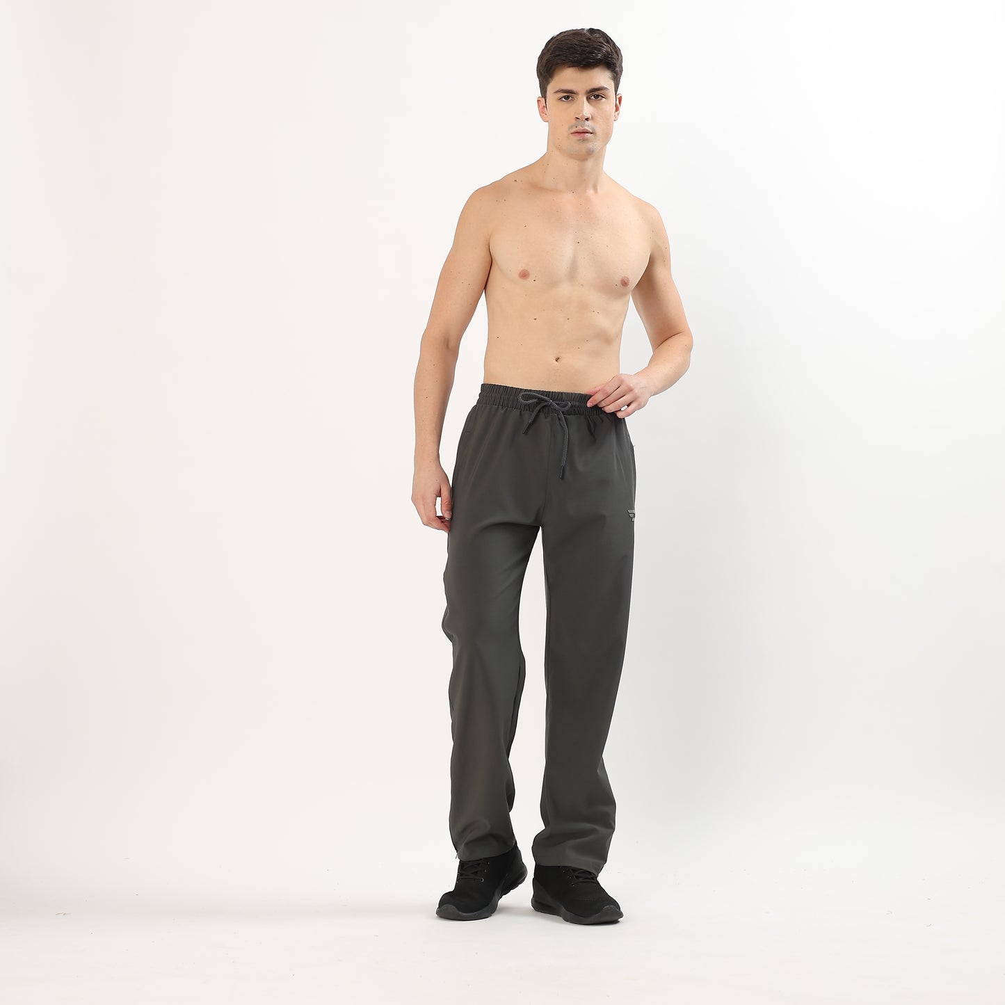 Hustle Trackpants Versatile Baggy Fit (Boot Cut Style)