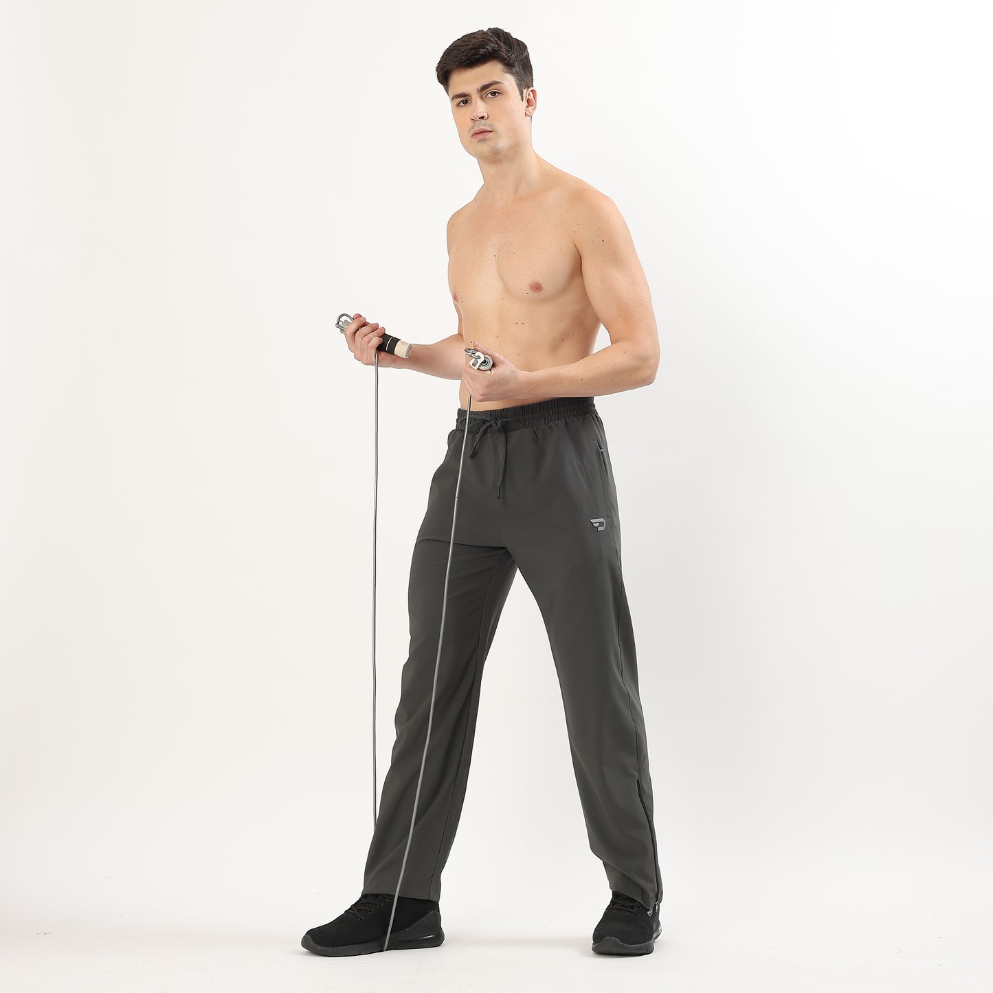 Hustle Trackpants Versatile Baggy Fit (Boot Cut Style)