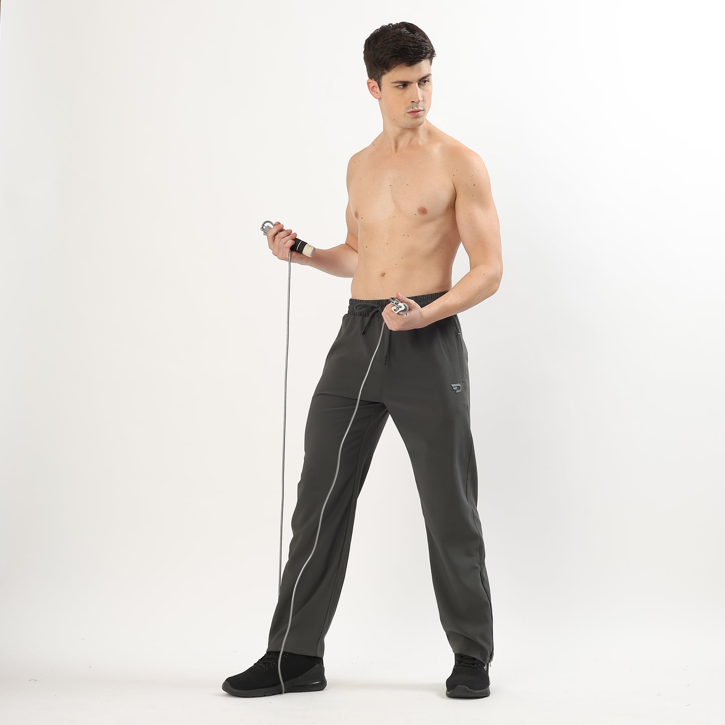 Hustle Trackpants Versatile Baggy Fit (Boot Cut Style)