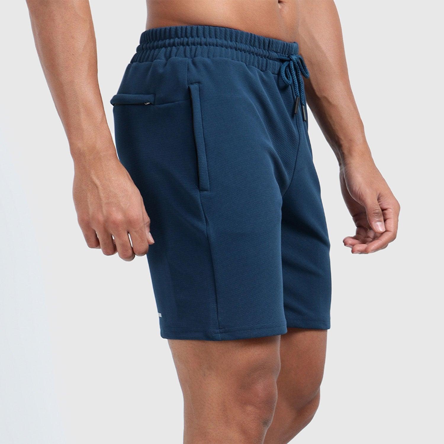 Denmonk's fashionable Trekready regal blue shorts for men will boost your level of gym fitness.