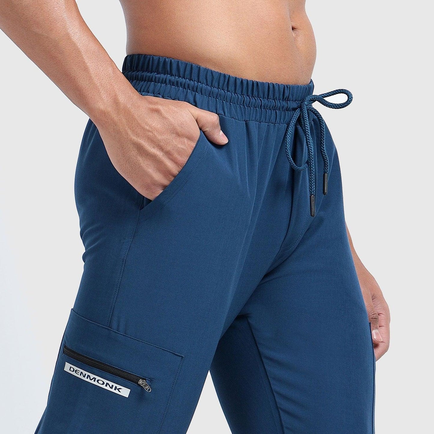 Denmonk: Elevate your look with these Trekcrago sharp regal blue Trackpant for mens.