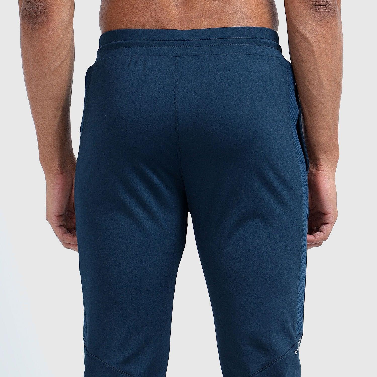 Denmonk: Elevate your look with these Urbanstribe sharp regal blue joggers for mens.