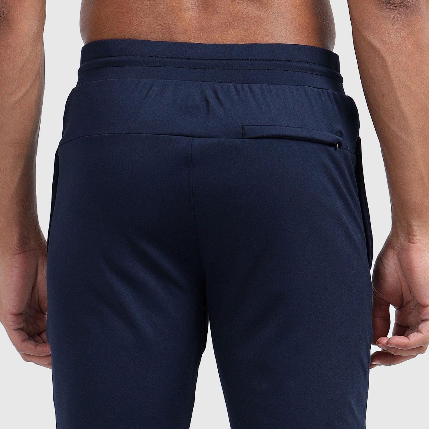 Denmonk: Elevate your look with these Power joggers sharp midnight navy joggers for mens.