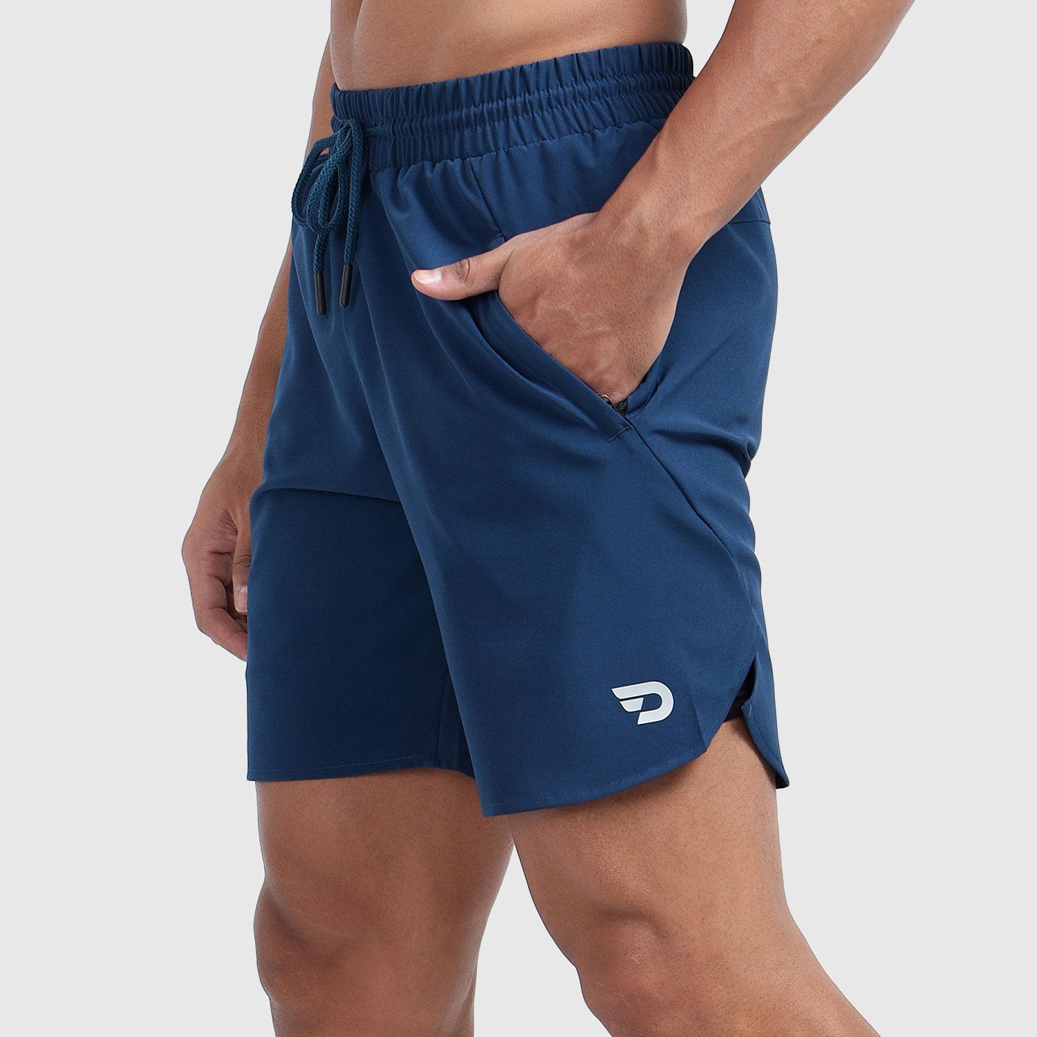 Denmonk's fashionable 2-IN-1 SHORTS regal blue shorts for men will boost your level of gym fitness.