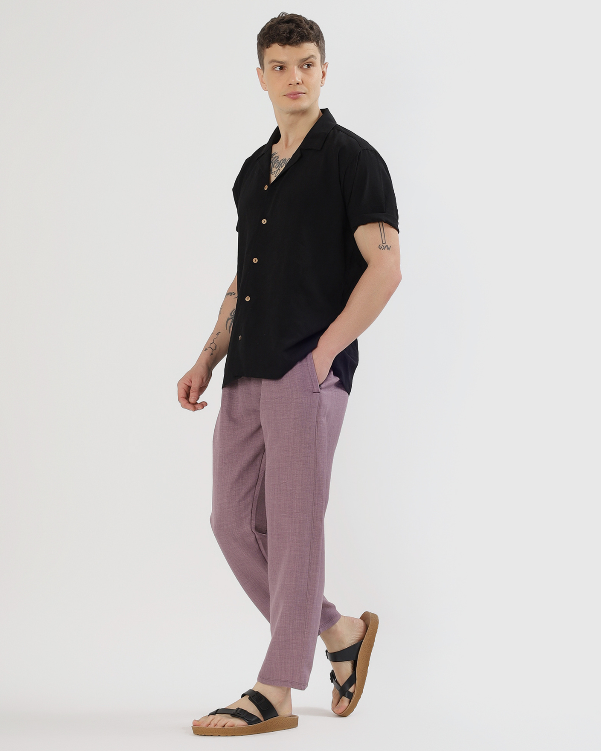 UrbanLoom Linen pant  | Straight Fit