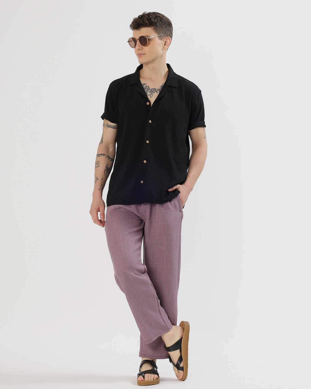 UrbanLoom Linen pant  | Straight Fit