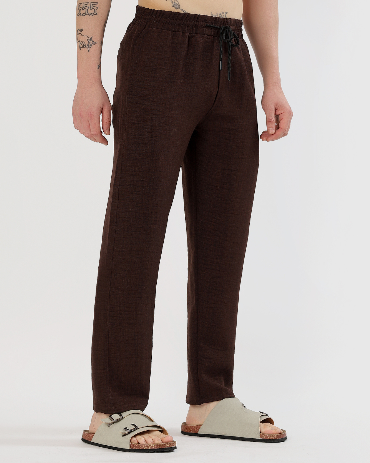 UrbanLoom Linen pant  | Straight Fit