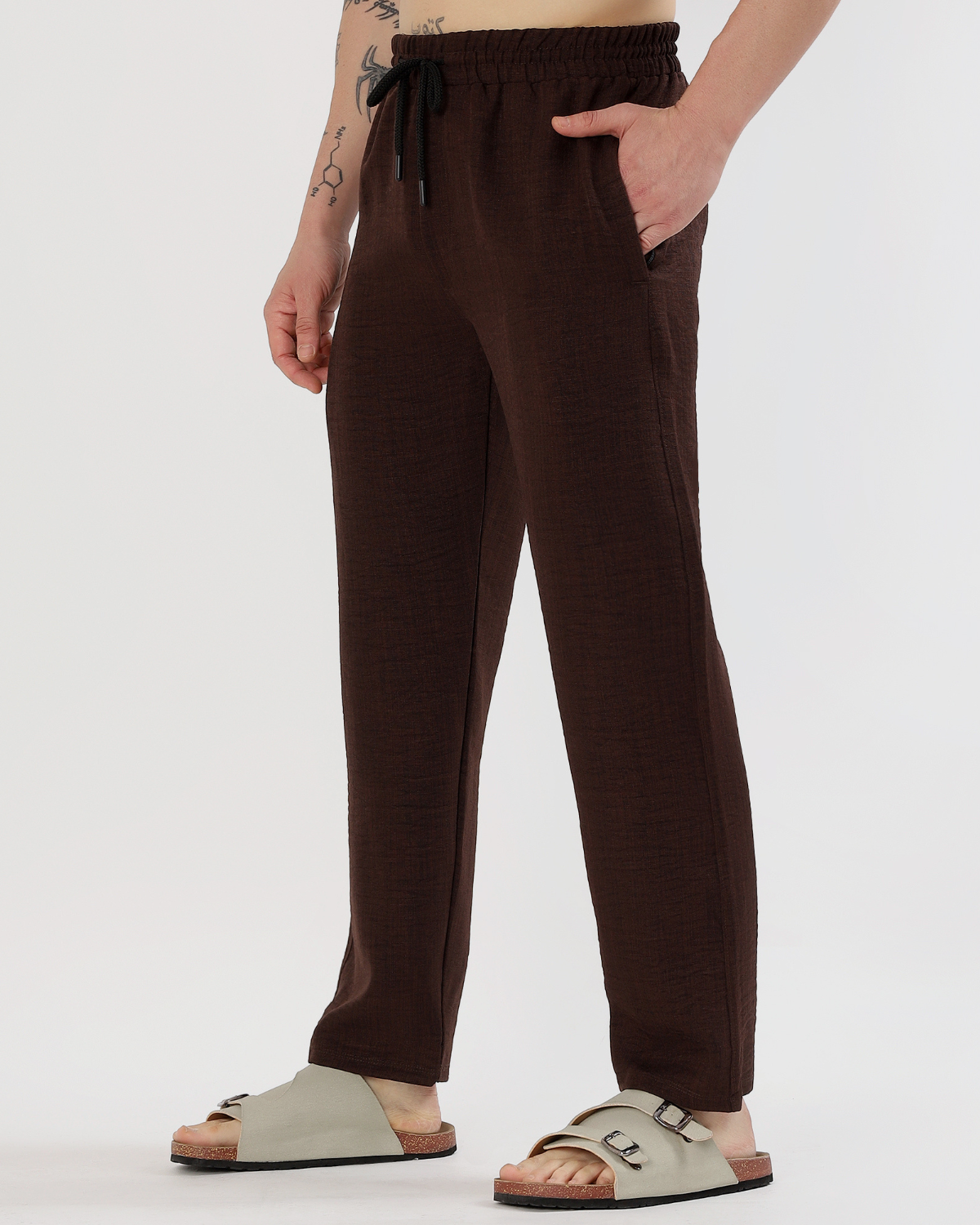 UrbanLoom Linen pant  | Straight Fit