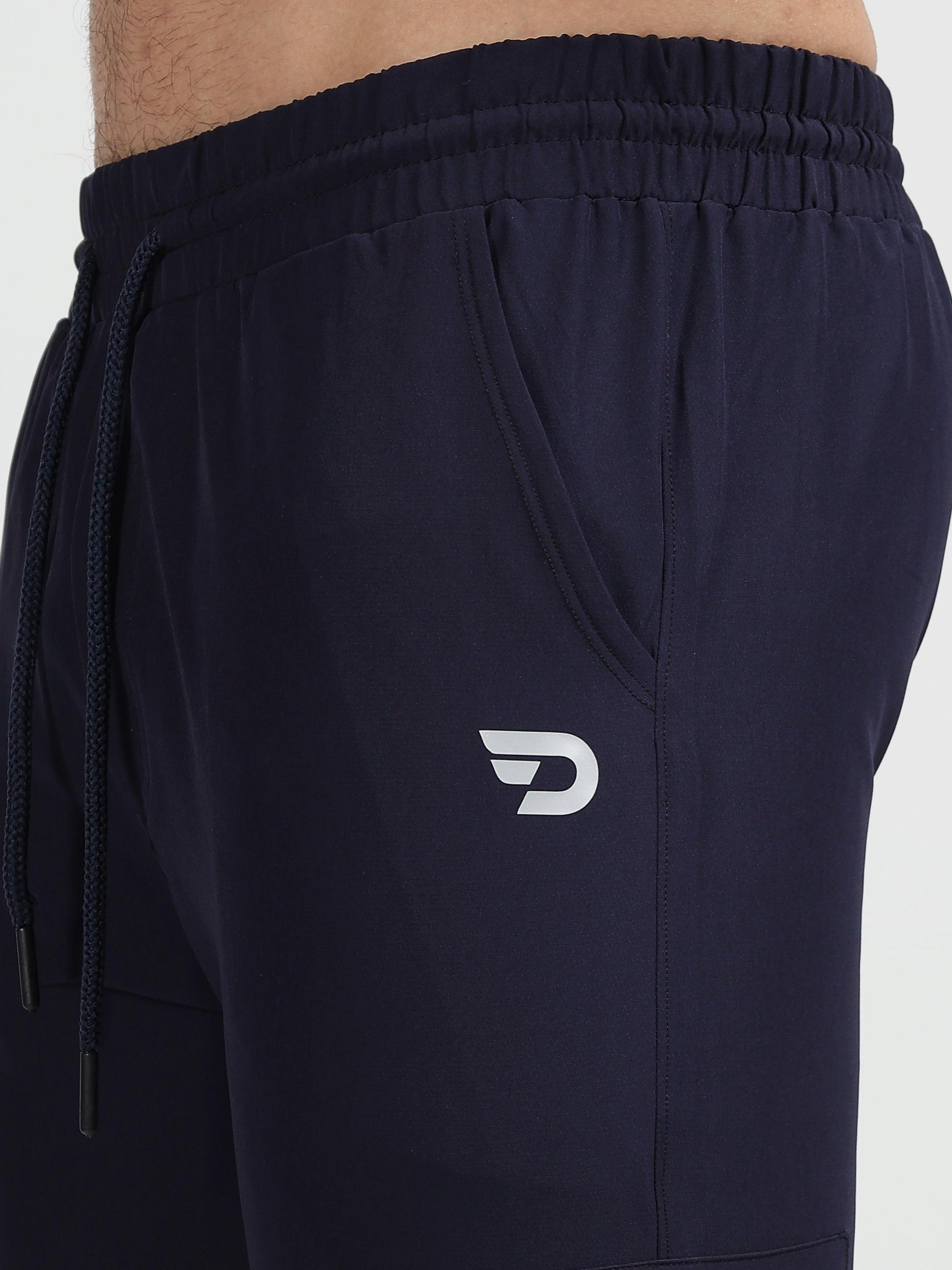 Denmonk: Elevate your look with these Treckcrago sharp midnight navy Trackpant for mens.