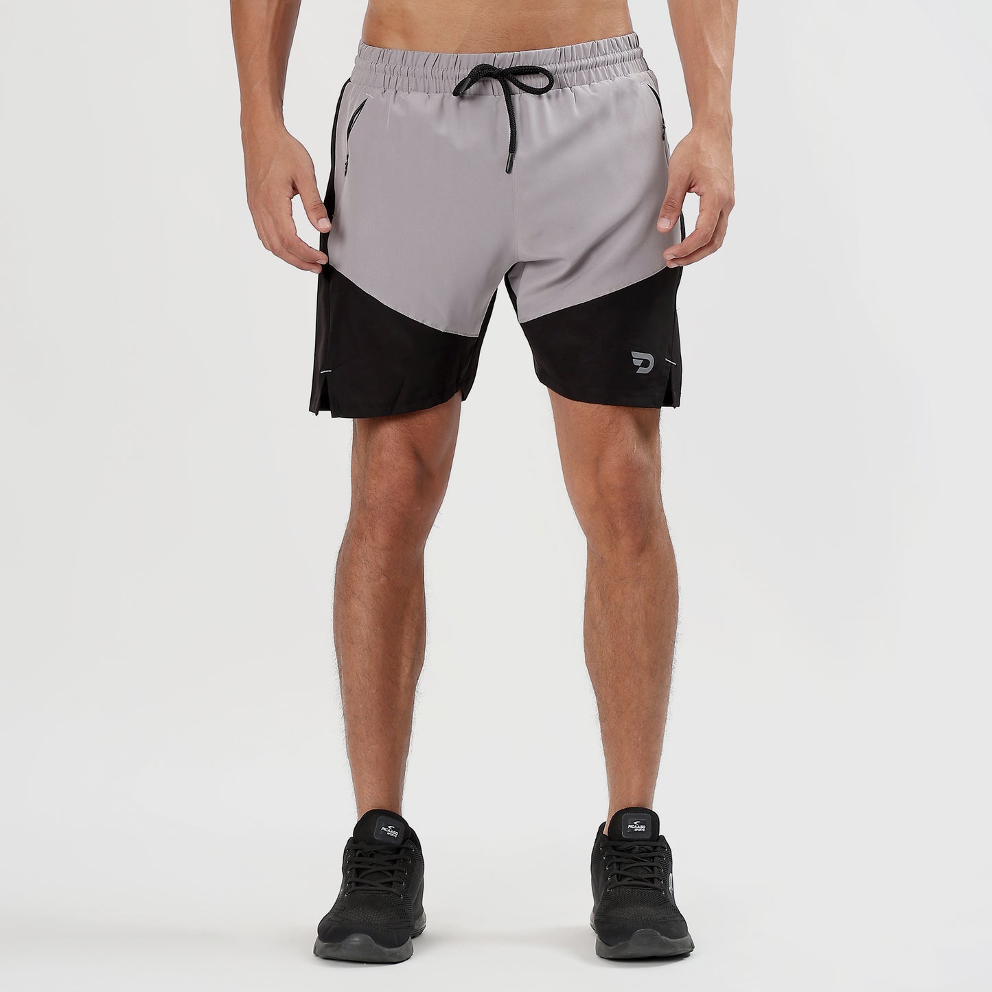 Colorblock 2 in one Compression Shorts