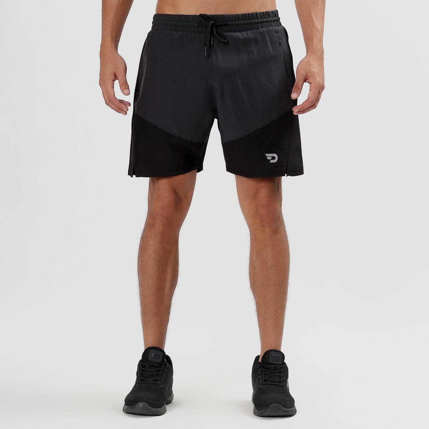 Colorblock 2 in one Compression Shorts