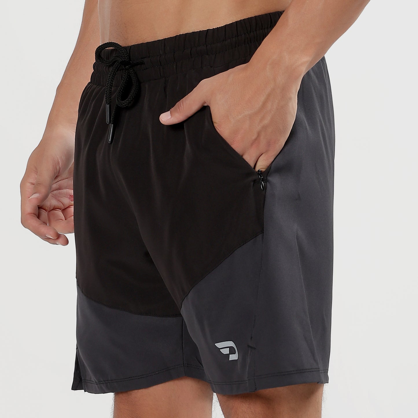 Colorblock 2 in one Compression Shorts