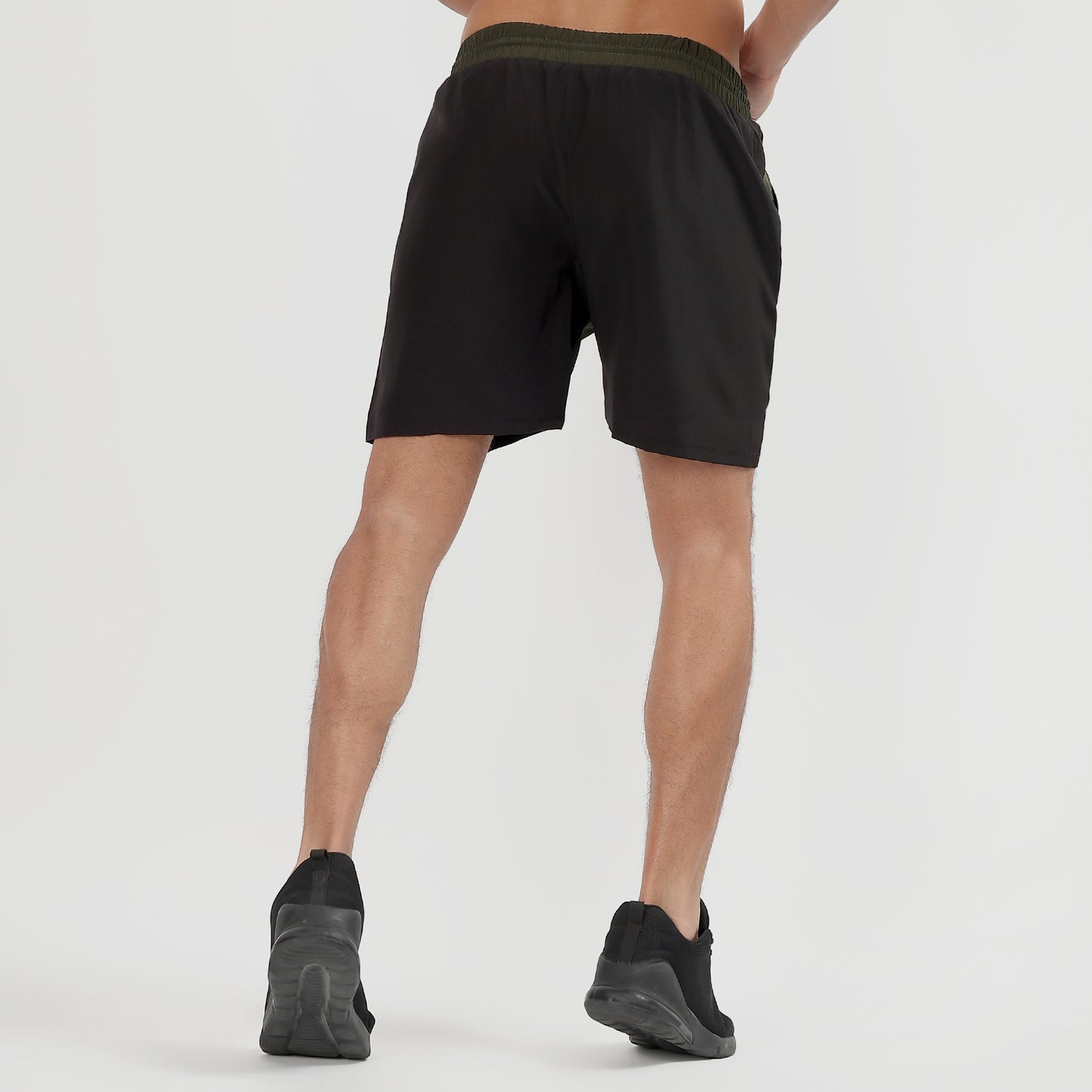 Colorblock 2 in one Compression Shorts