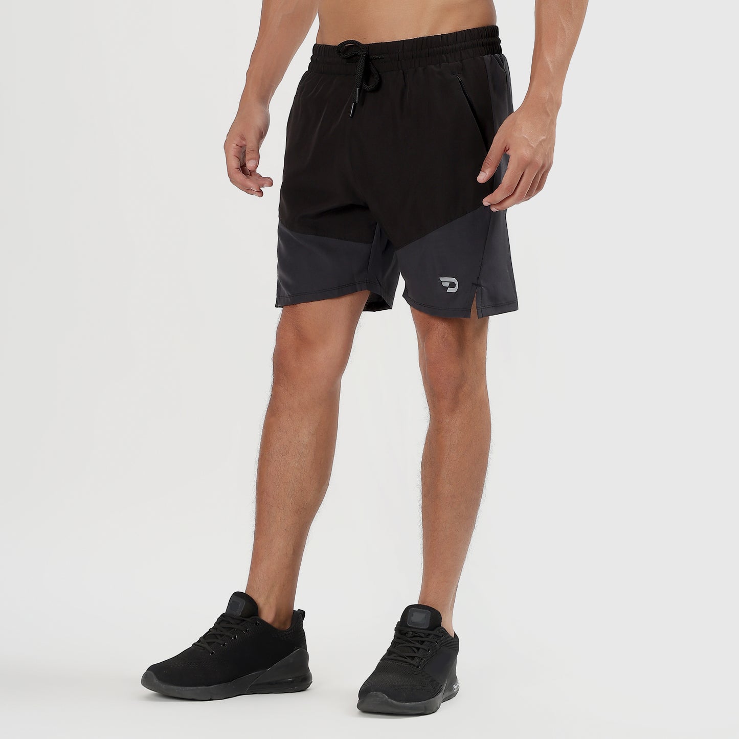 Colorblock 2 in one Compression Shorts