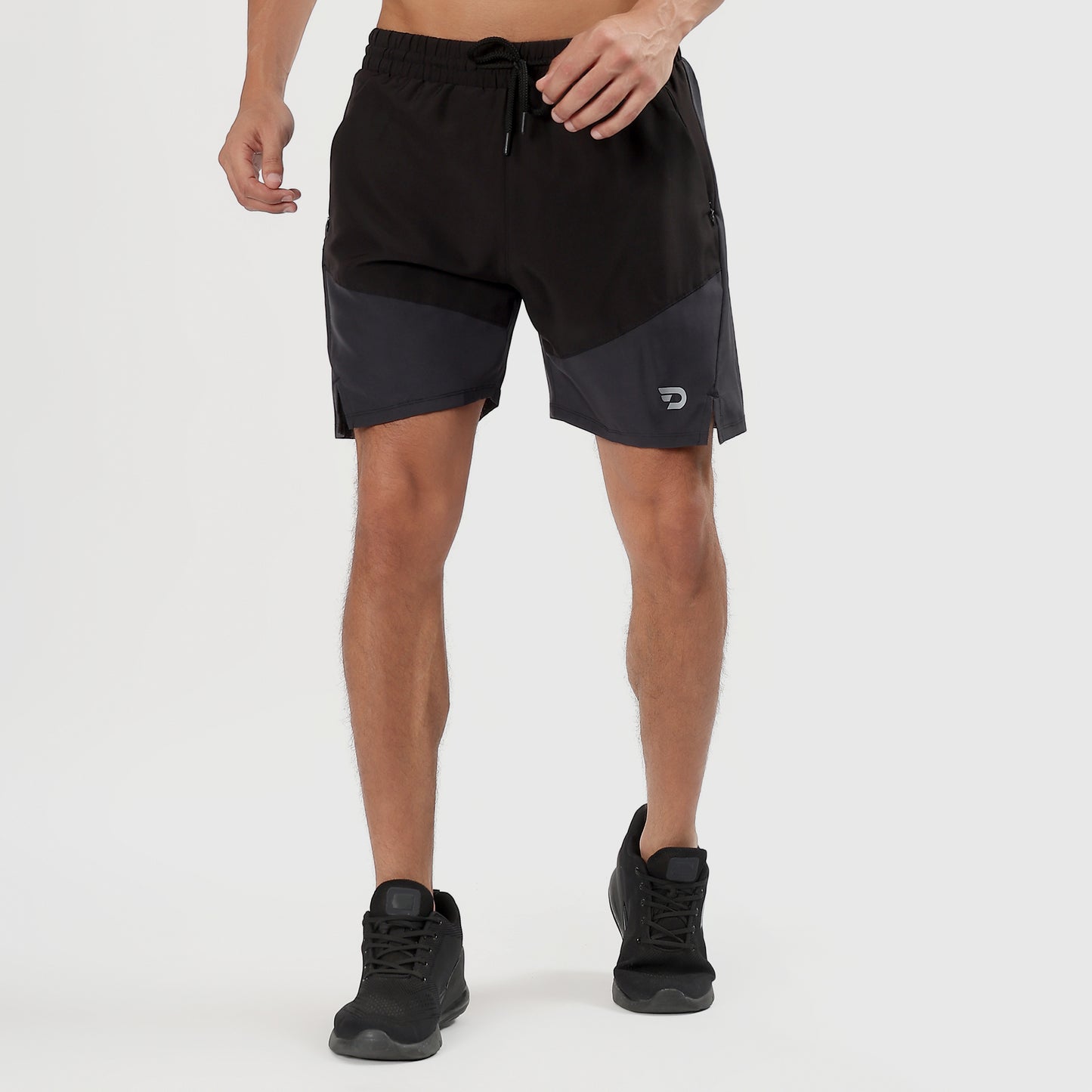 Colorblock 2 in one Compression Shorts