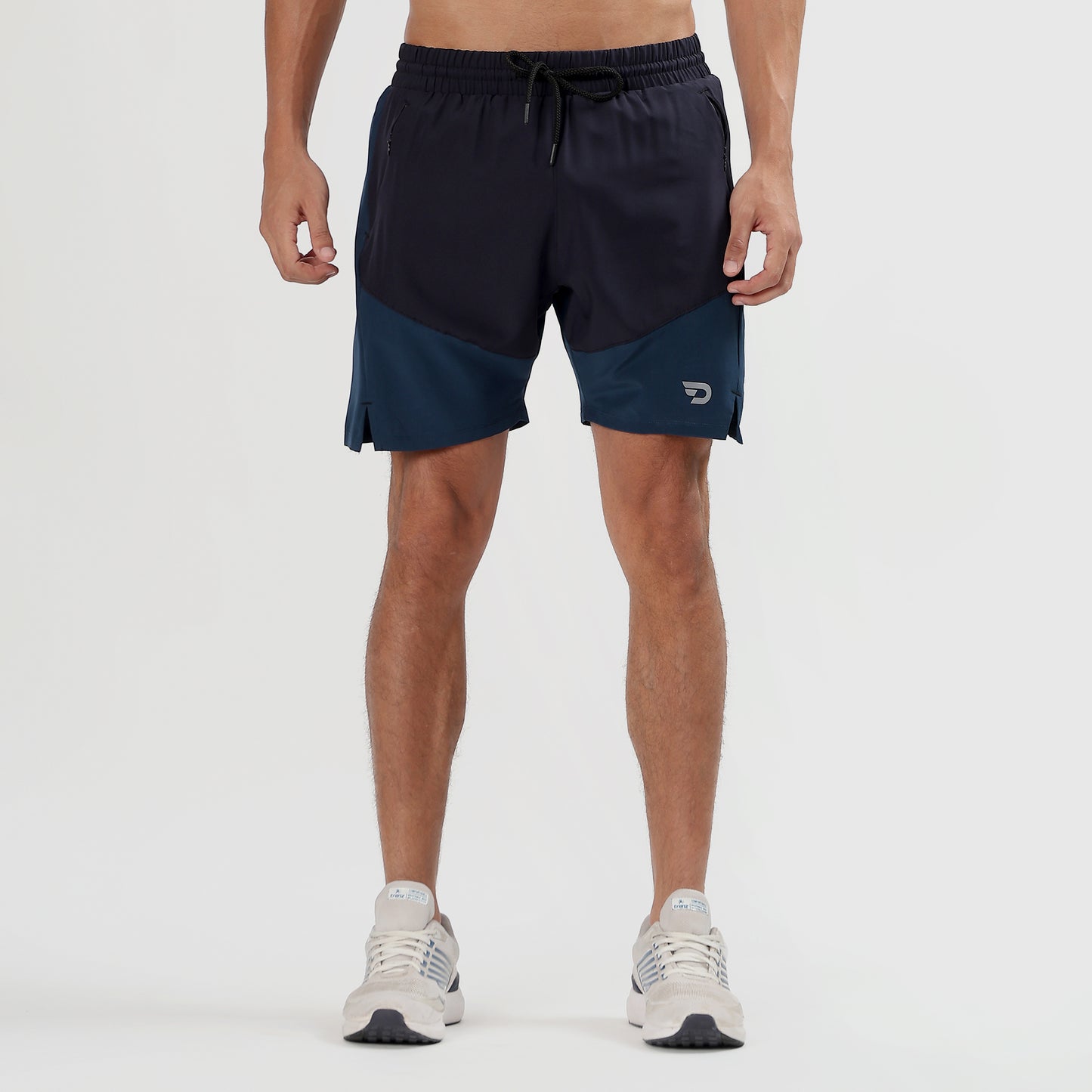 Colorblock 2 in one Compression Shorts