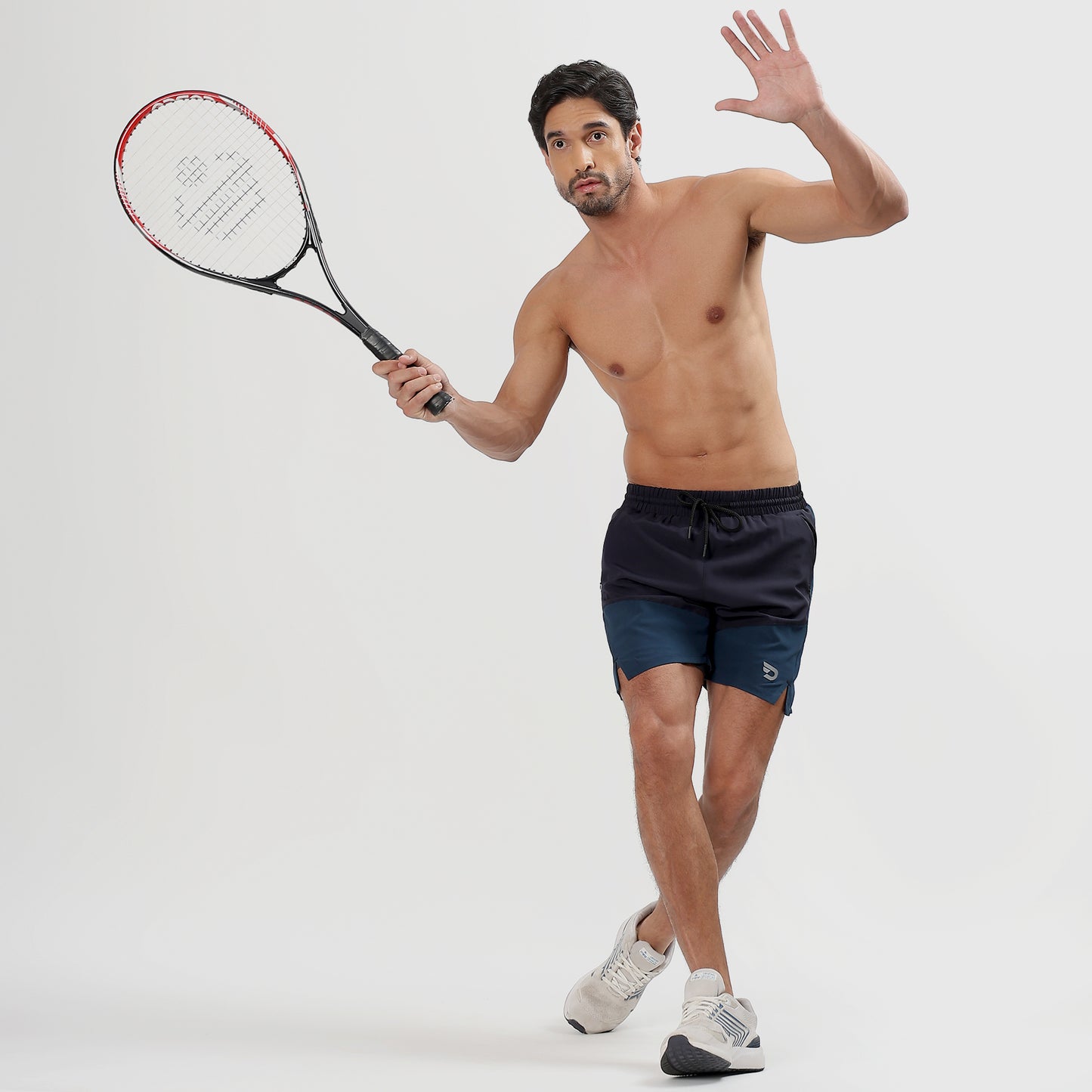 Colorblock 2 in one Compression Shorts