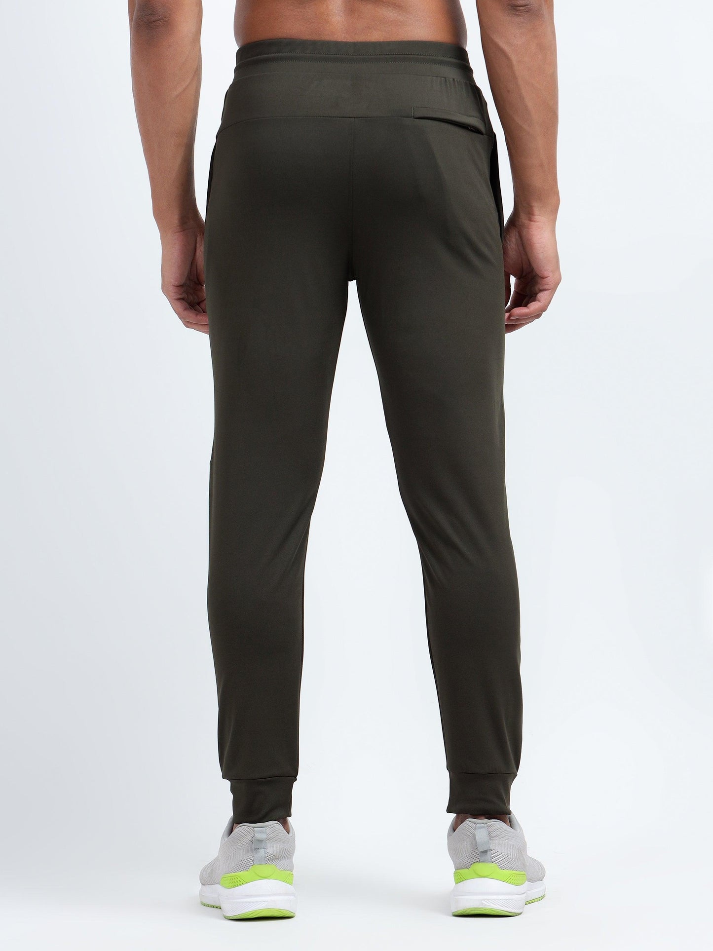 Denmonk: Elevate your look with these Power joggers sharp core olive joggers for mens.