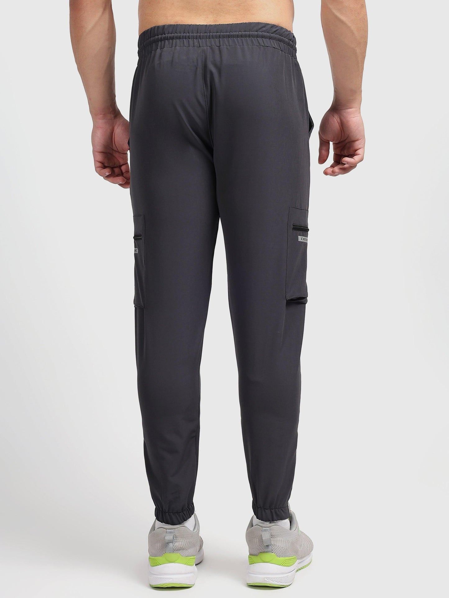 Denmonk: Elevate your look with these Trekcrago sharp charcoal Trackpant for mens.