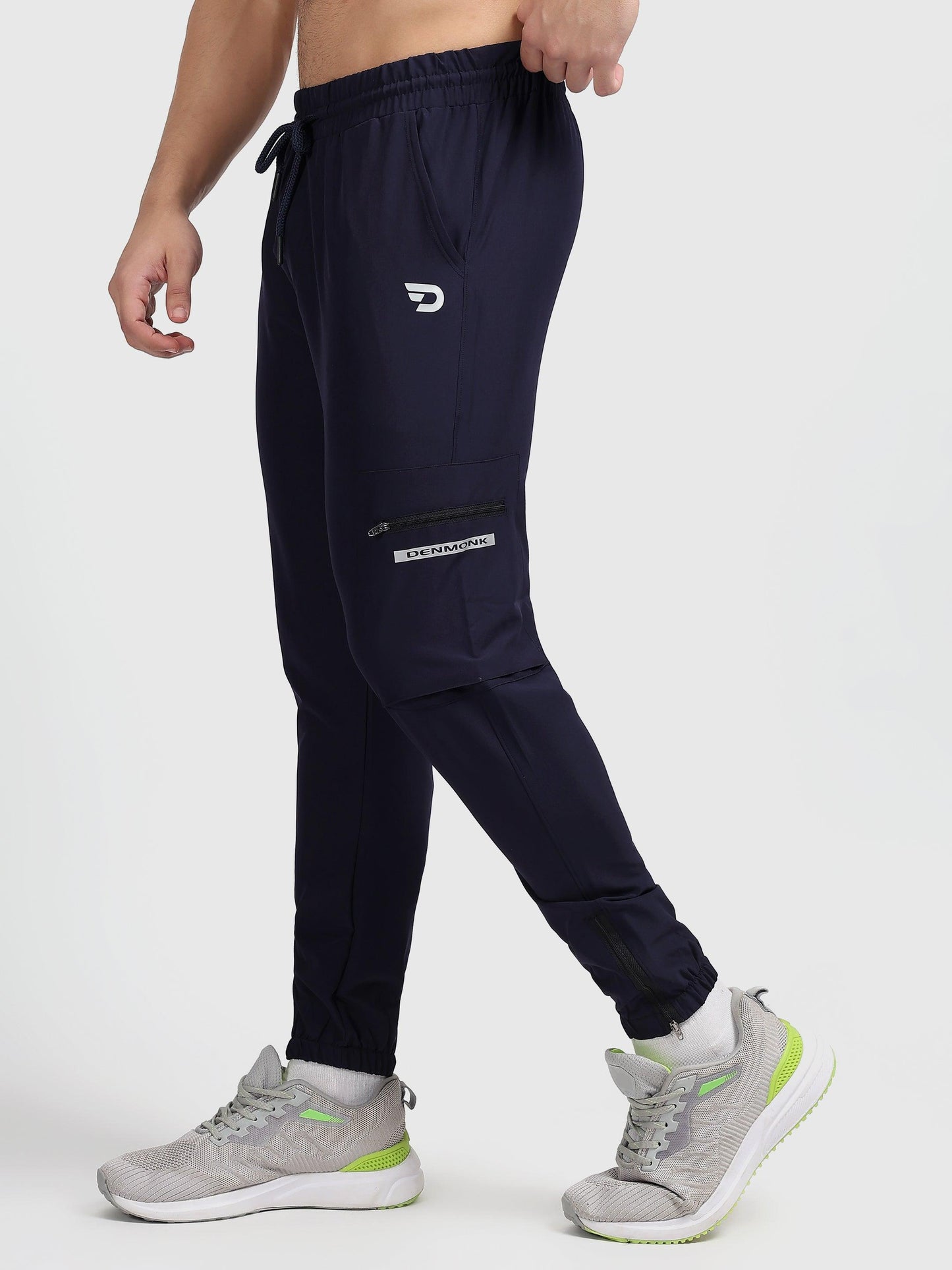 Denmonk: Elevate your look with these Trekcrago sharp midnight navy Trackpant for mens.