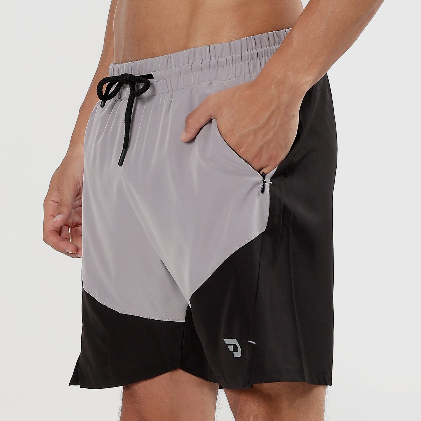 Colorblock 2 in one Compression Shorts