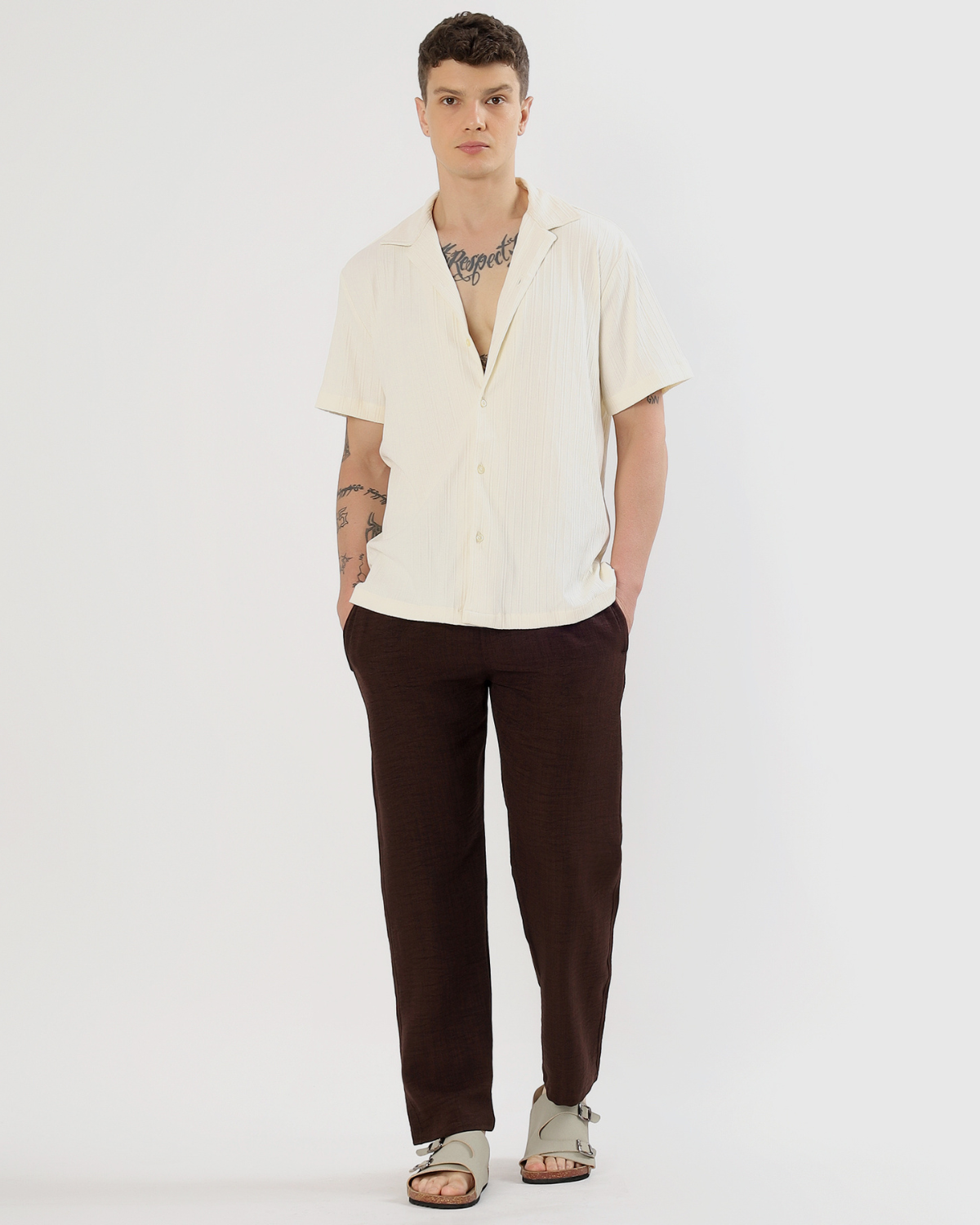 UrbanLoom Linen pant  | Straight Fit