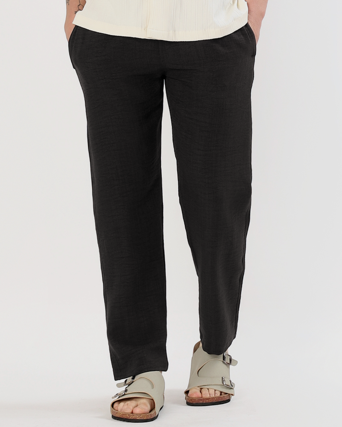 UrbanLoom Linen pant  | Straight Fit