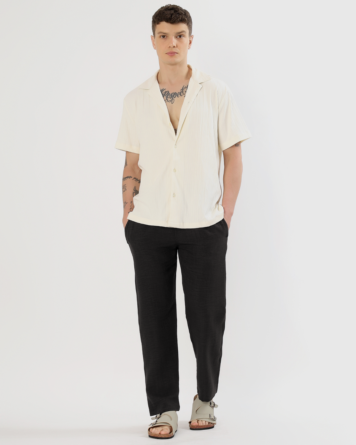 UrbanLoom Linen pant  | Straight Fit