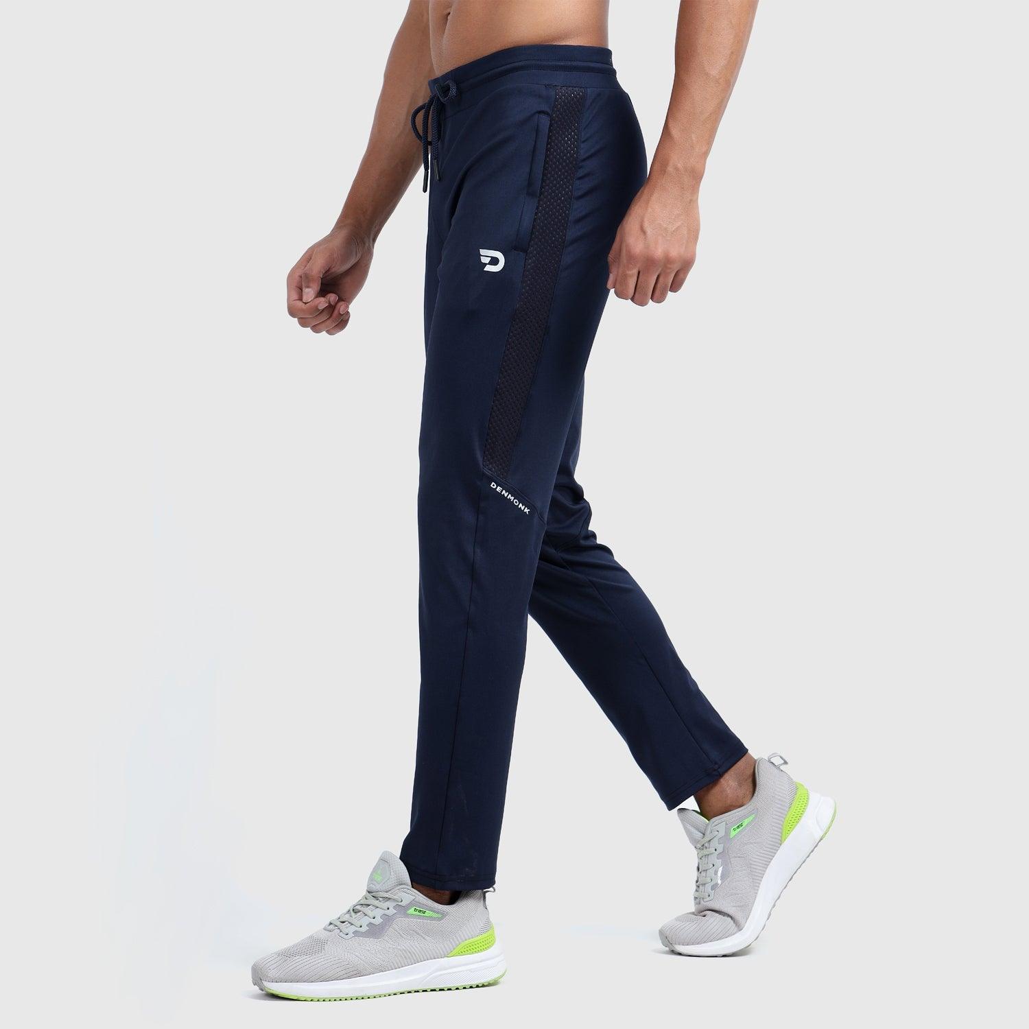 Denmonk: Elevate your look with these Urbanstribe sharp midnight navy joggers for mens.