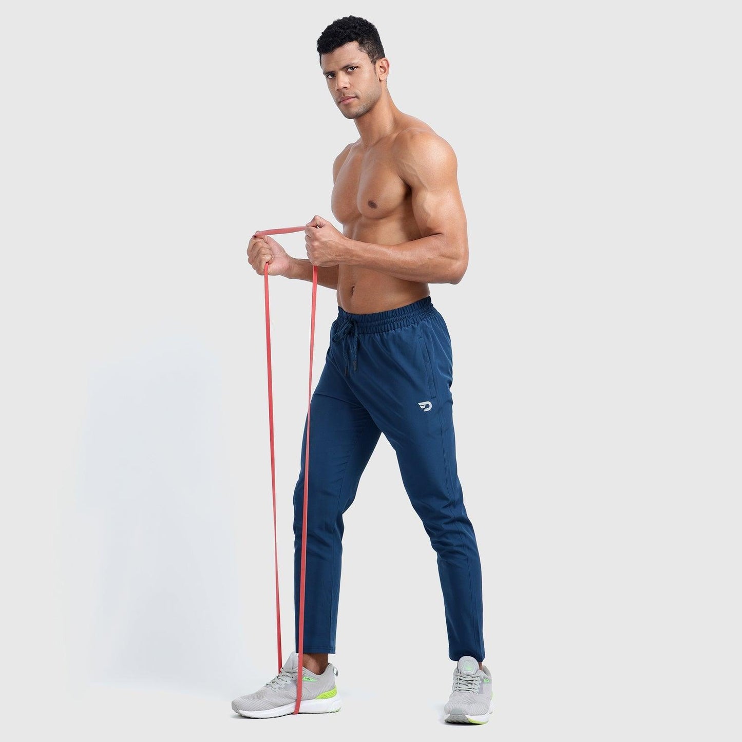 Denmonk: Elevate your look with these stayactive sharp regal blue Trackpant for mens.