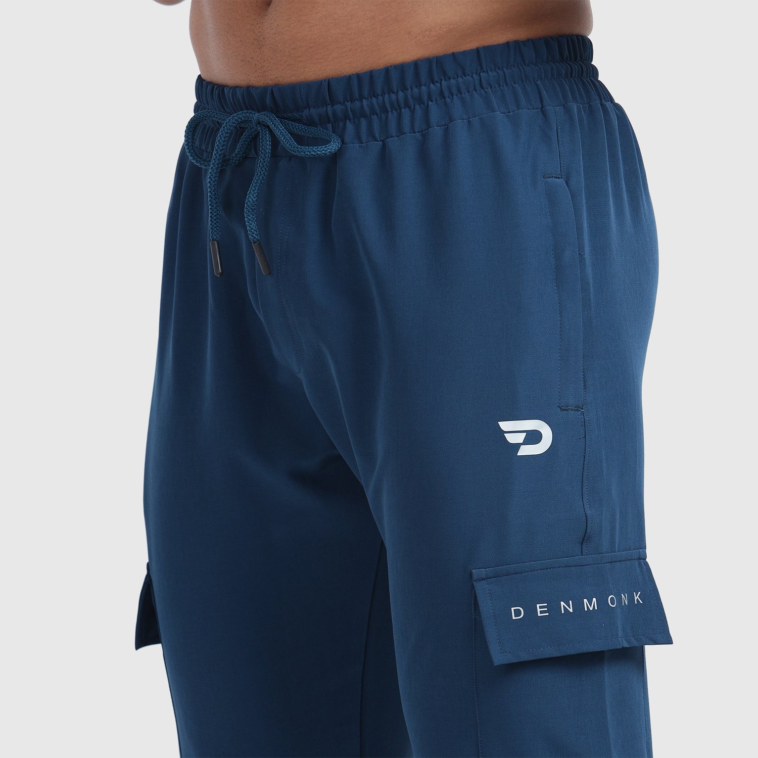 Denmonk: Elevate your look with these Cragopro sharp regal blue Trackpant for mens.