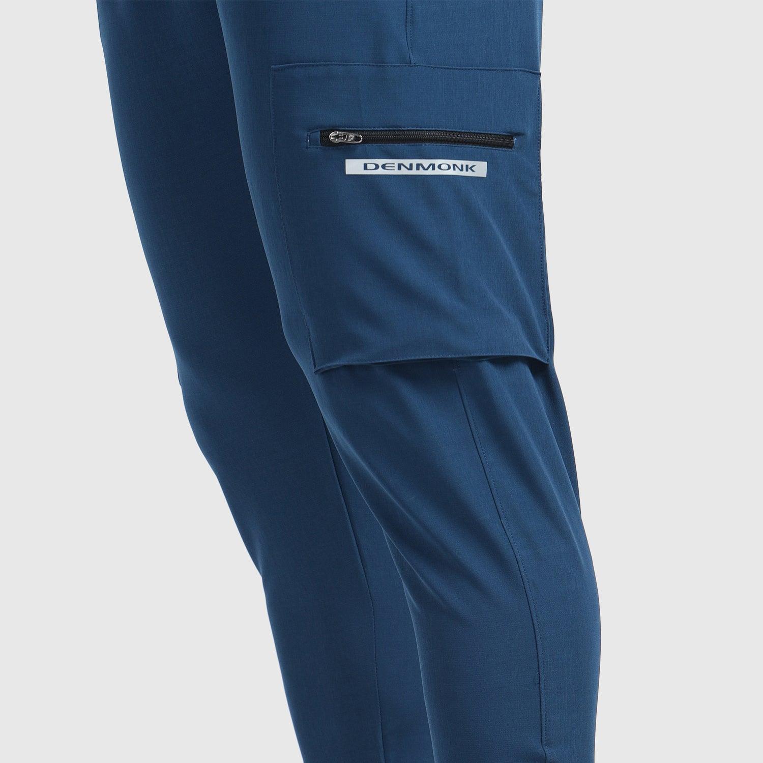 Denmonk: Elevate your look with these Trekcrago sharp regal blue Trackpant for mens.