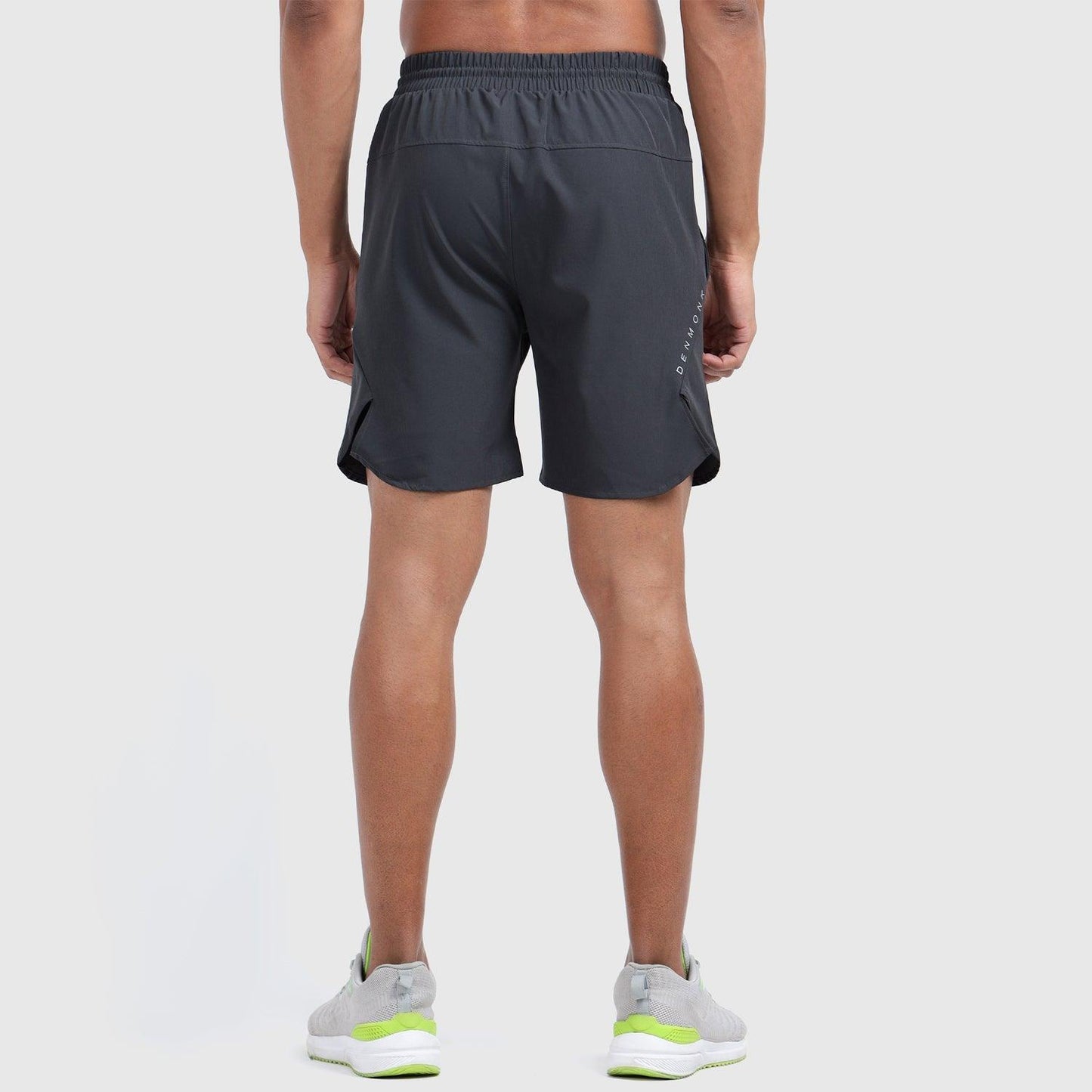 Denmonk's fashionable 2-IN-1 SHORTS charcoal shorts for men will boost your level of gym fitness.