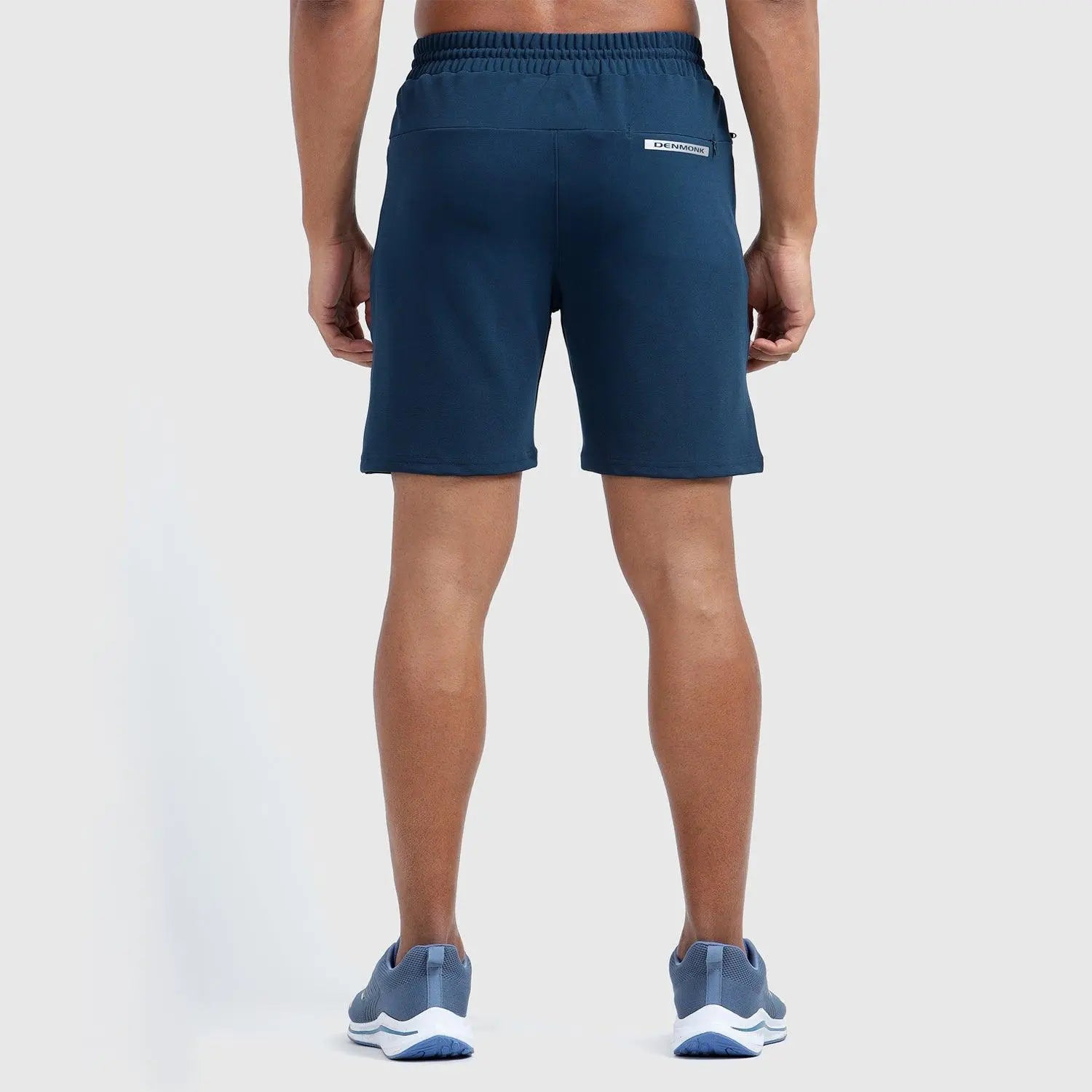 Denmonk's fashionable Retroglide Shorts regal blue shorts for men will boost your level of gym fitness.