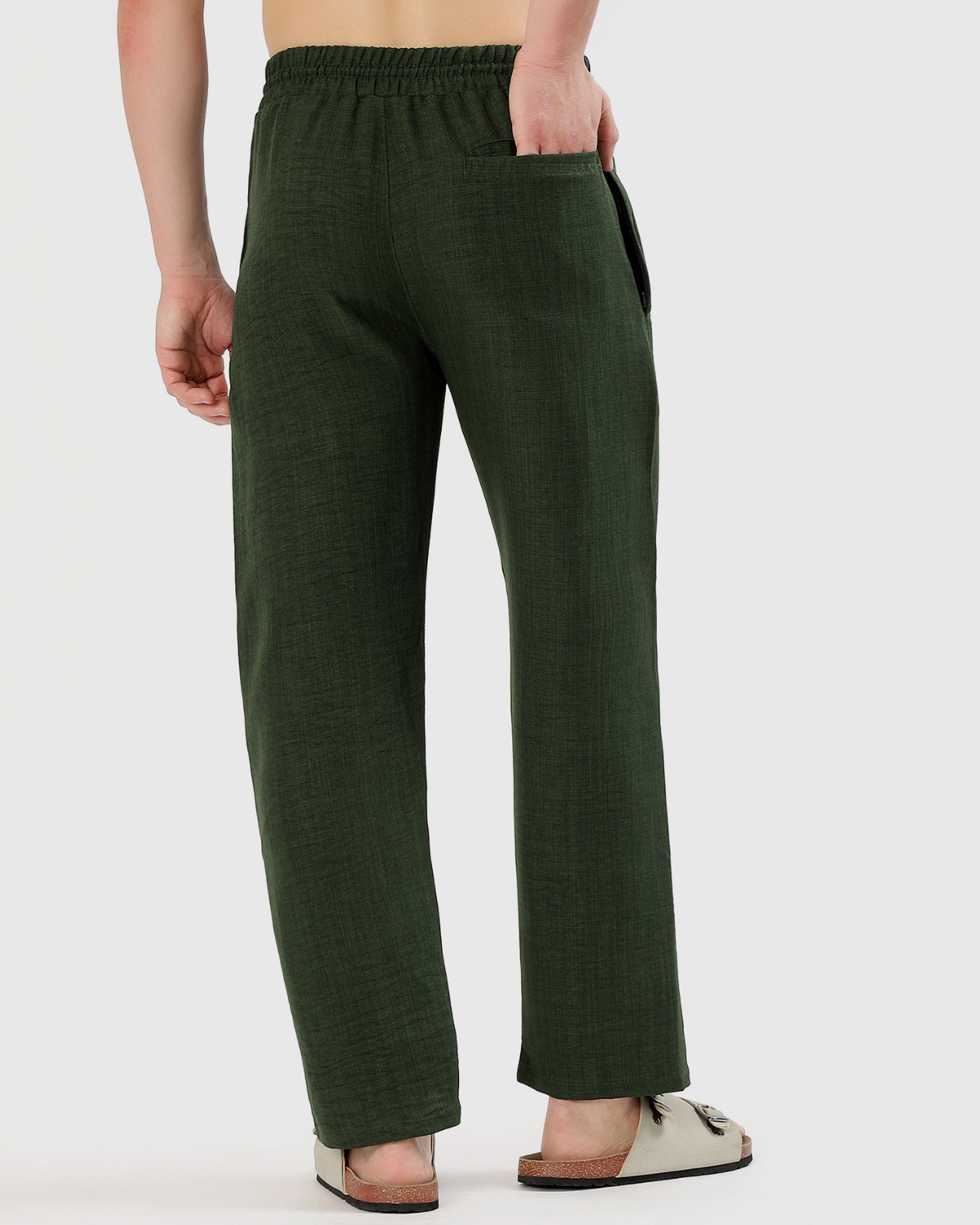 UrbanLoom Linen pant  | Straight Fit
